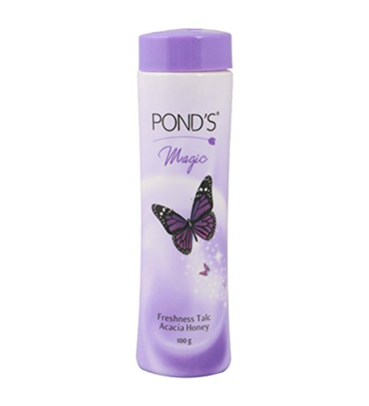 Ponds Magic Talc Talcum Powder 100g - Hydrating Skin Formula - Buy Online on SooperMarket.com