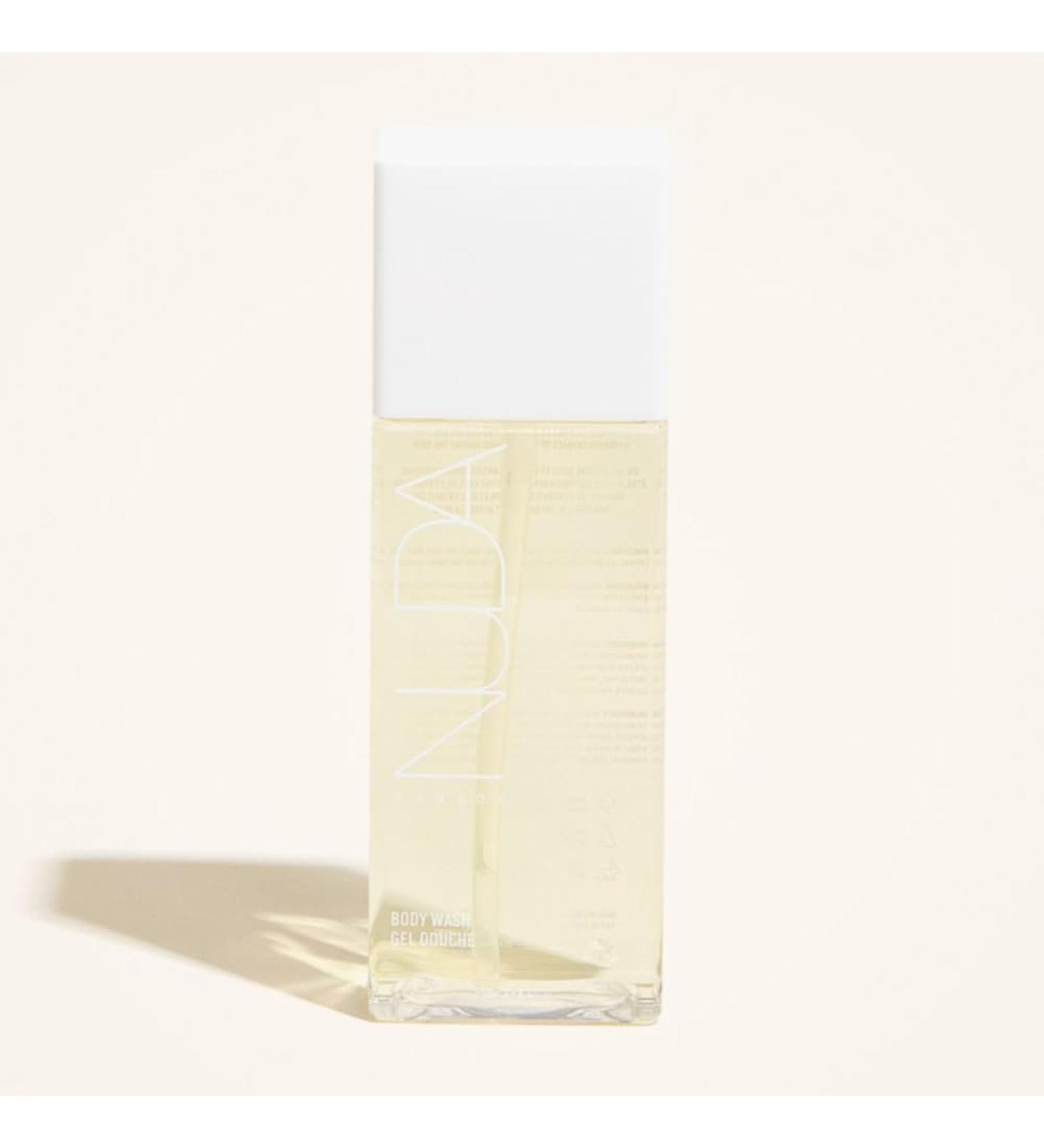 Nuda Body Wash | Sulfate & Paraben Free Self-Tan Aftercare Cleanser | Long-Lasting Streak-Free Tan | Antioxidants Vanilla & Lemon Extract | 250 mL with Pump - Buy Online on SooperMarket.com