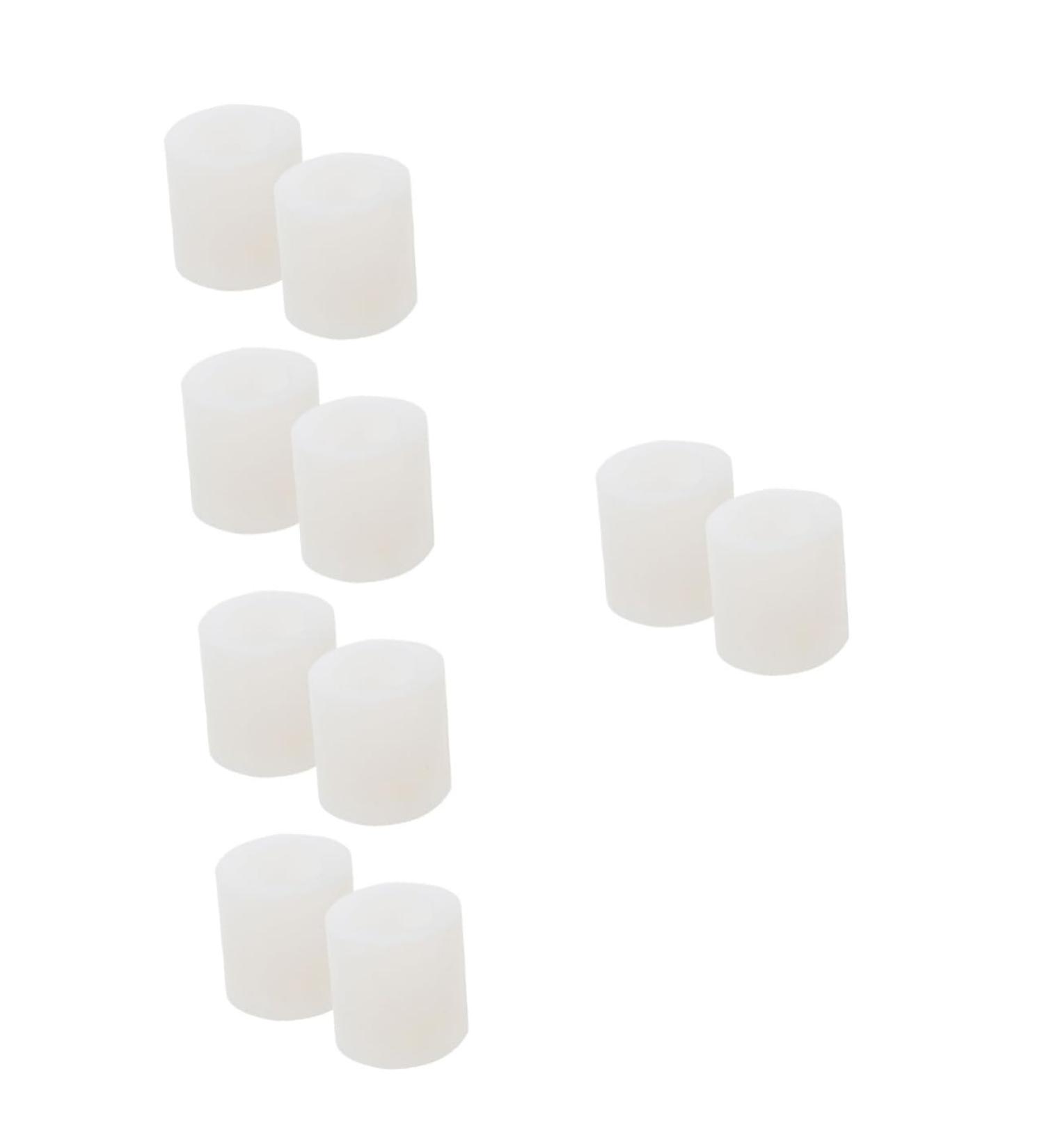 VILLCASE Candles 10 Pcs Candle Mold Silica Gel Handmade Supplies Soap 3D - Buy Online on SooperMarket.com