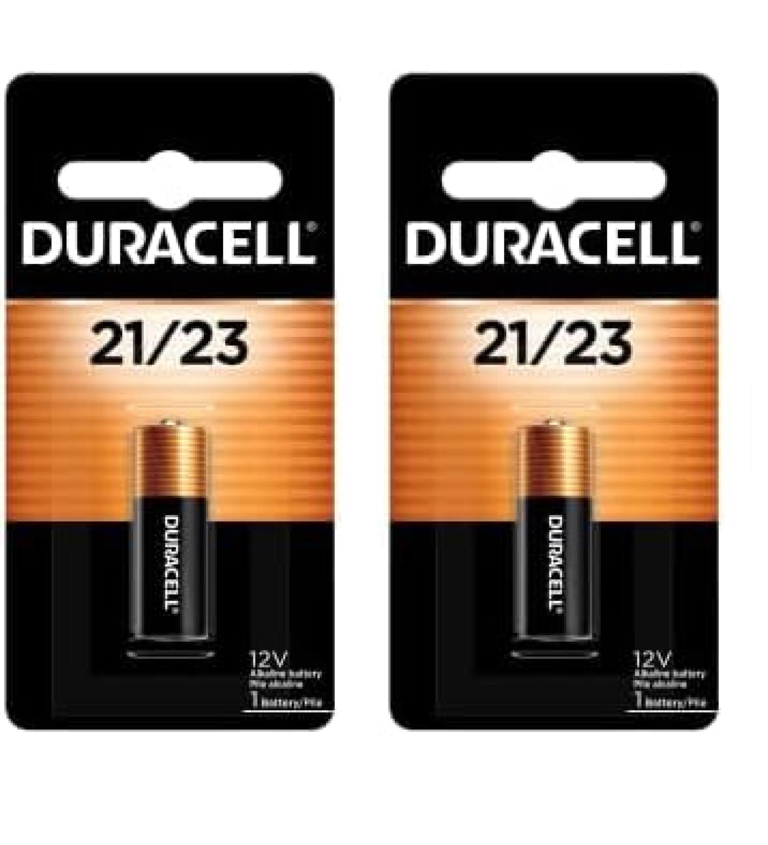 Buy DURACELL 21/23 12V Alkaline Battery - Long-Lasting Power for Key Fobs Car Alarms & GPS Trackers - 2 Pack - Buy Online on SooperMarket.com