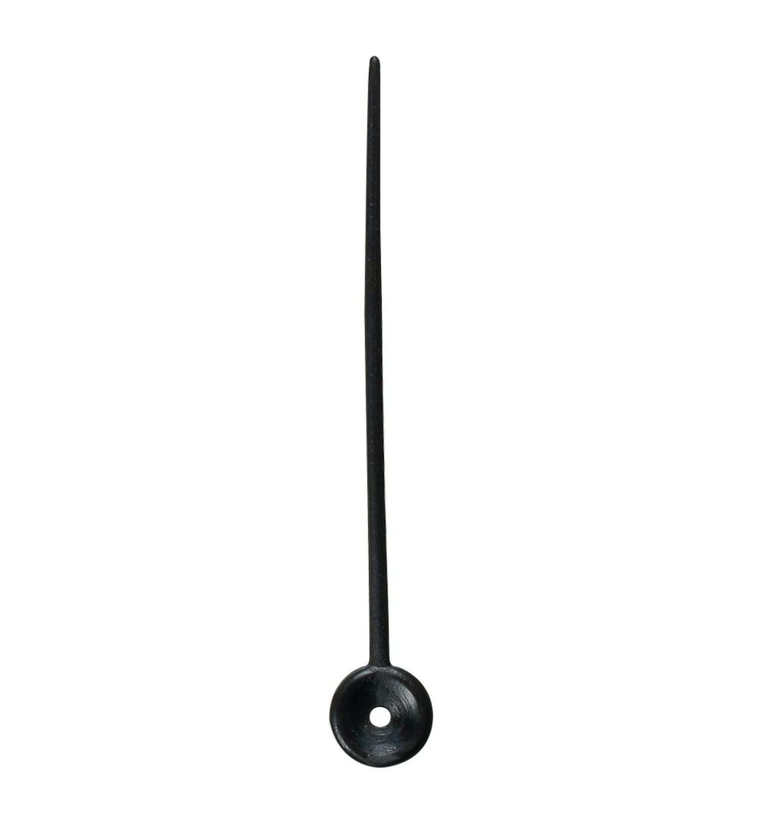 Comair 3150036 Plastic plug 100 pcs bag 7.3 cm black Black 7.3 cm