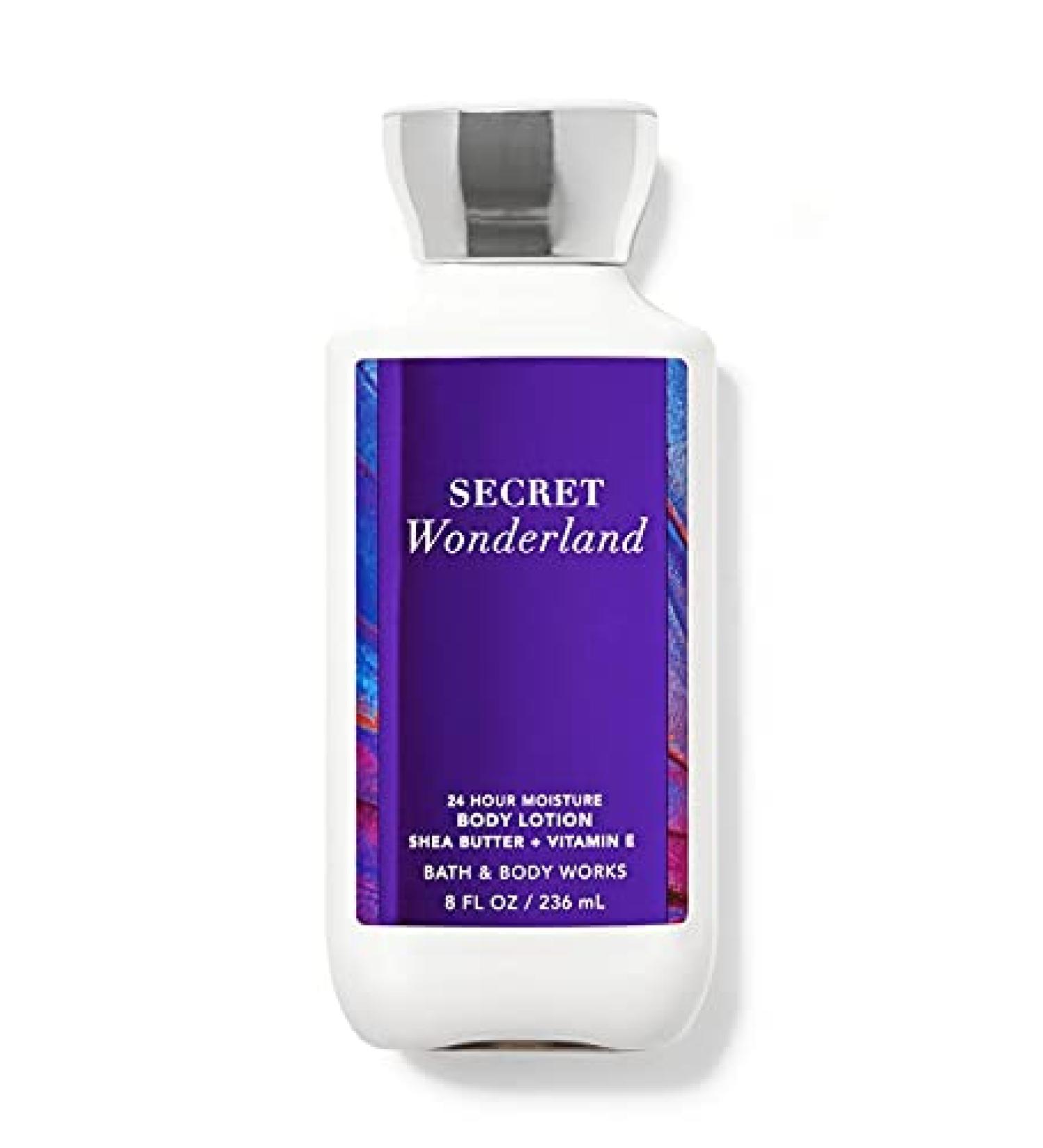 Bath and Body Works Secret Wonderland Body Lotion 8 Ounce New Packaging Purple Label