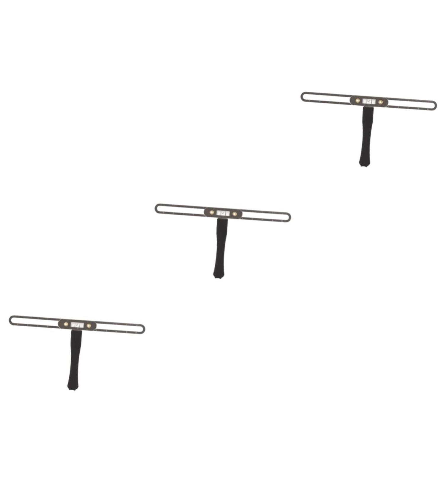 Baluue 3pcs Silver Eyebrow Stencil Roller Brow Measuring Tool Eyebrow Measuring 13.5x7.1cmx3pcs Silverx3pcs - Buy Online on SooperMarket.com