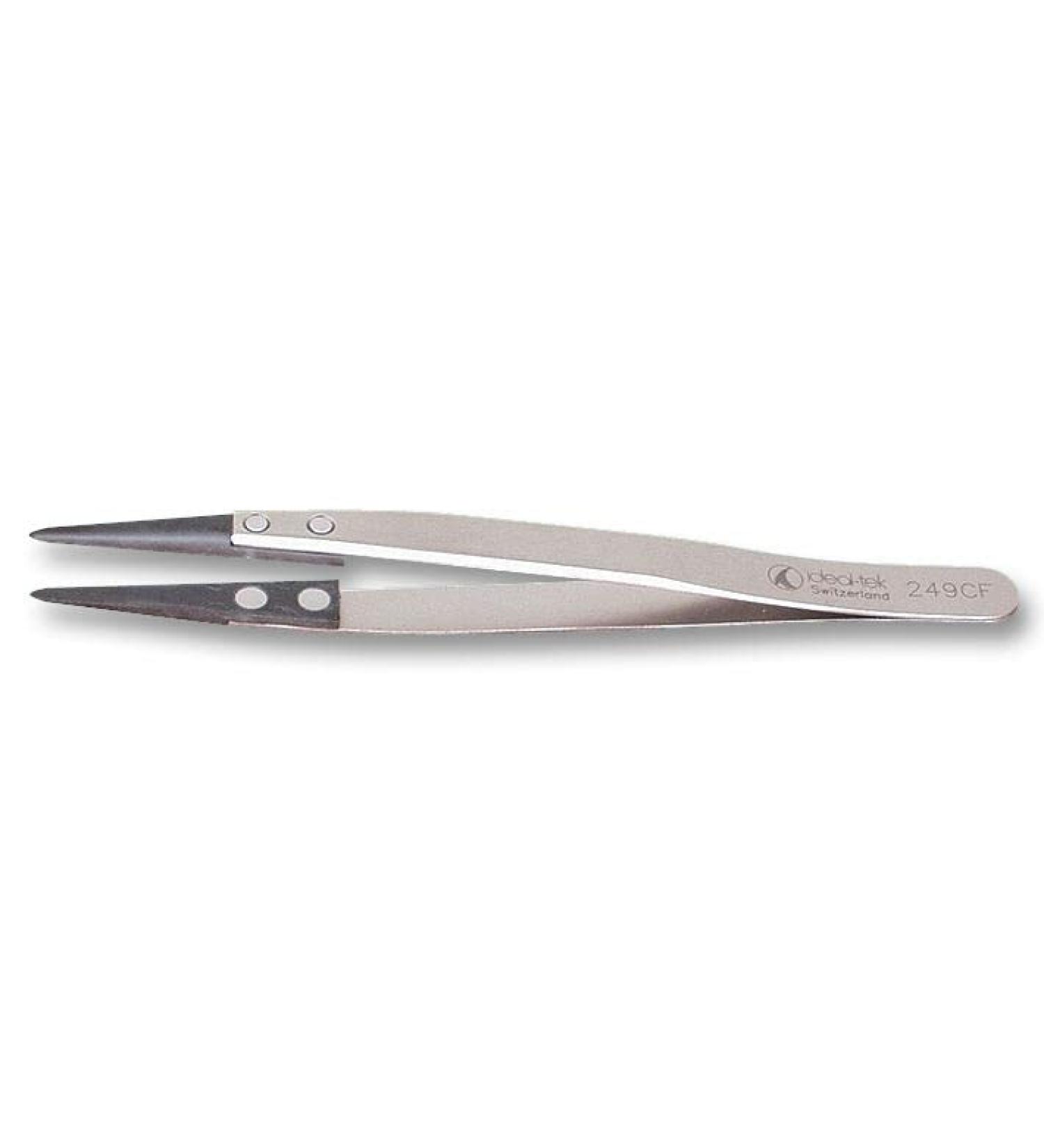 Tweezers carbon tip tweezers and replacement tips 1 piece 249 CF SA