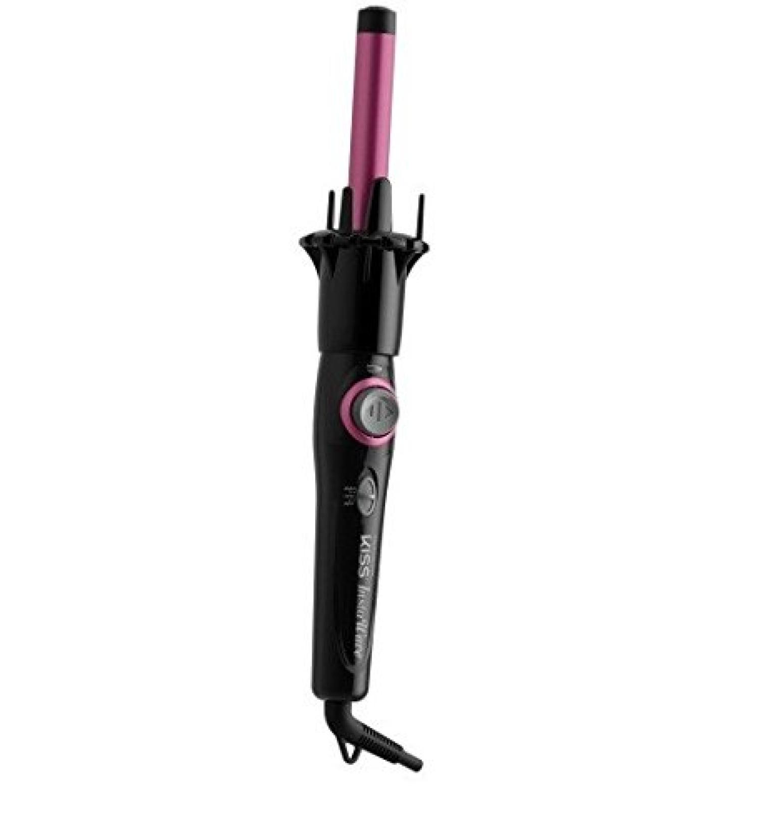 Kiss Professional Pink Instawave Automatic Curling Iron 3/4 Inch with Heat Resistant Pouch - Buy Online on SooperMarket.com