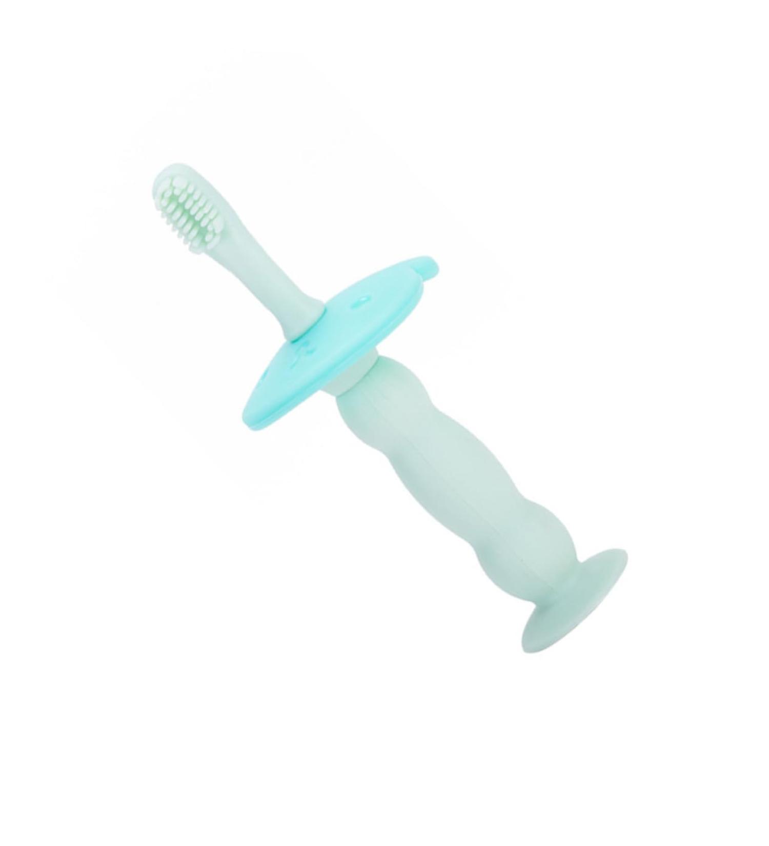 Soft Baby Toothbrush - Infant Training Brush & Teether for Toddlers | International Shipping - Buy Online on SooperMarket.com