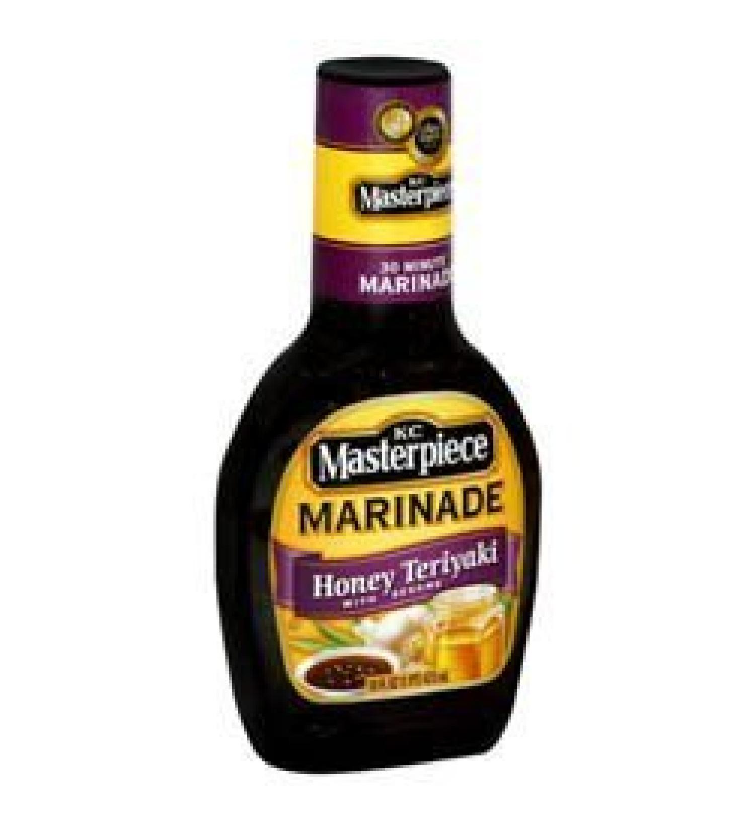 KC Masterpiece, Honey Teriyaki Marinade, 16oz Bottle (Pack of 3)