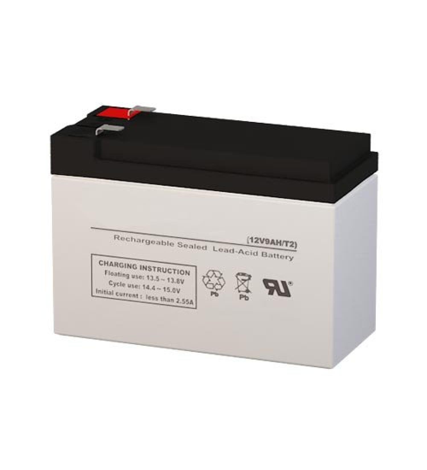 FP1290HR-F2 12 Volt 9 AmpH SLA Replacement Battery with F2 Terminal