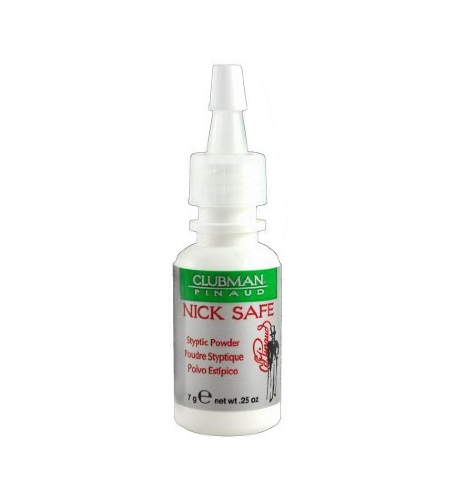 Clubman Nick Safe Styptic Powder 7g (.25oz) Tub | Fast-Acting Skin Relief - Buy Online on SooperMarket.com