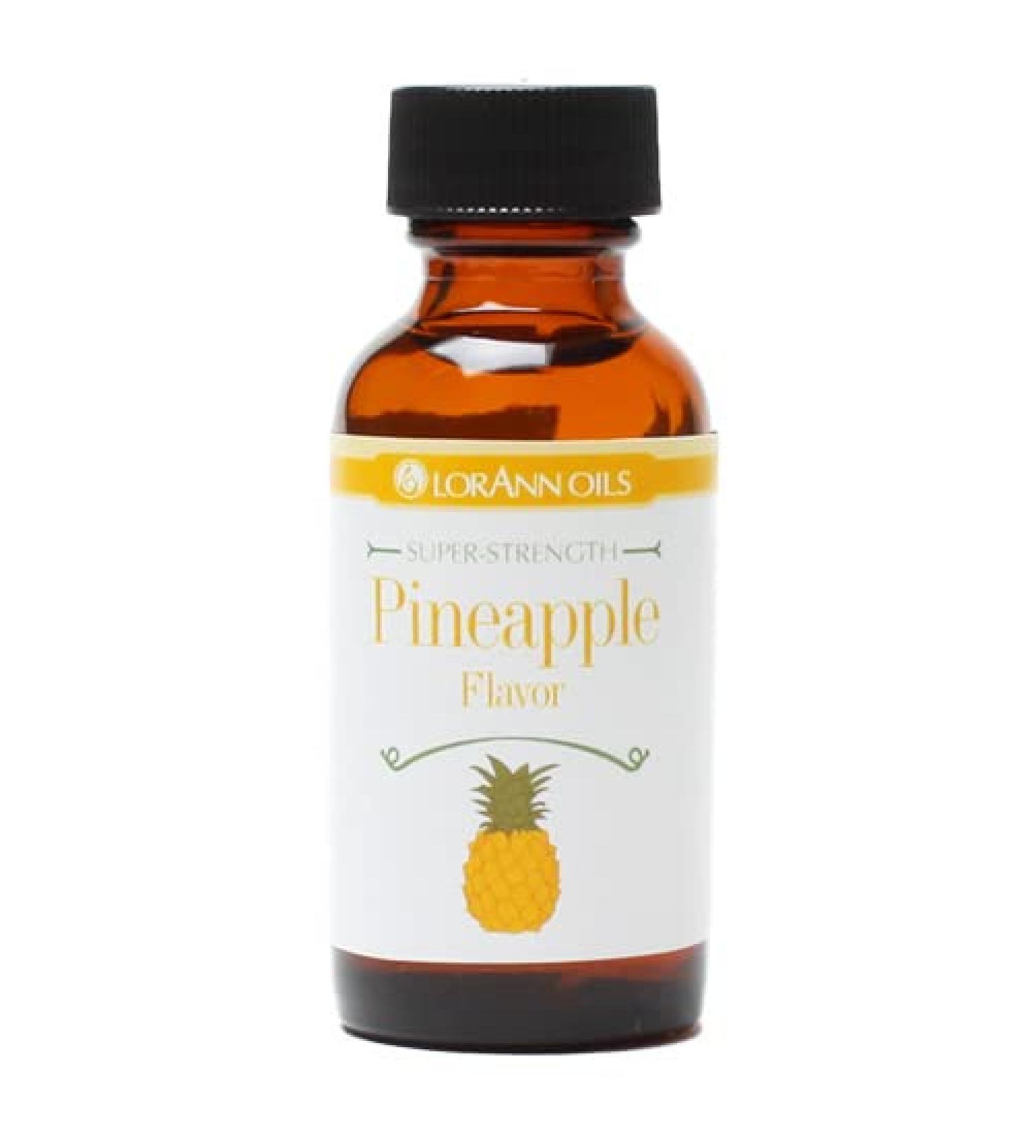 LorAnn Pineapple SS Flavor 1oz Bottle with Dropper - Premium Extract for Baking & Cooking - Buy Online on SooperMarket.com