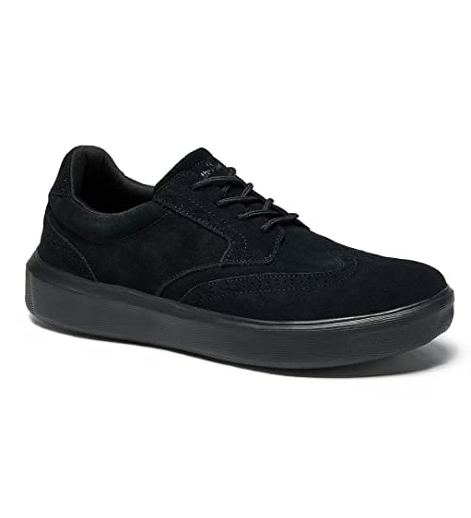 OrthoComfoot Men's Arch Support Fashion Sneakers - Plantar Fasciitis & Orthopedic Shoes - Black Size 11 W - Buy Online on SooperMarket.com