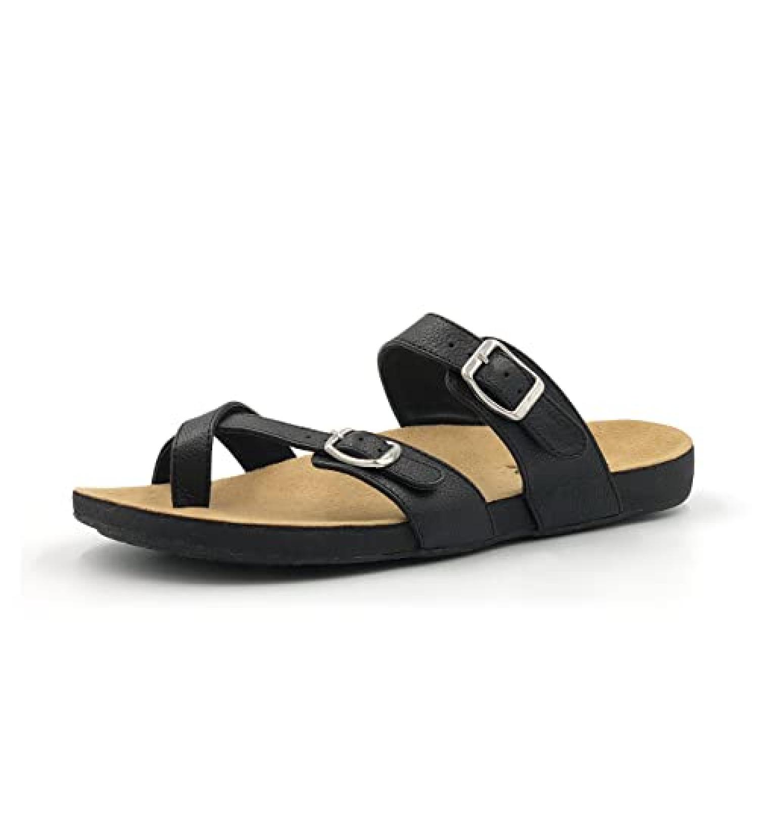 Zullaz Heidi Orthotic Sandals for Women - Biomechanical Arch Support - Black, Size 9 - Buy Online on SooperMarket.com