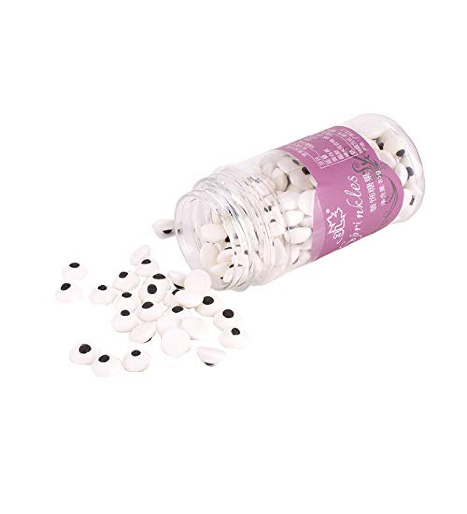 1 Bottle Candy Eyeballs Eyes Cake Cupcake Toppers Cookie Decorations Sweet Personalities Edible Candy For Christmas Cake Cupcakes Decoration(Small) - Buy Online on SooperMarket.com