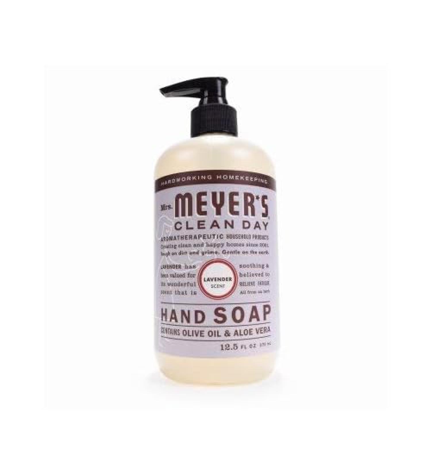 MRS MEYER''S 11104 Lavender Scent Liquid Hand Soap 12.5-oz. - Quantity 6