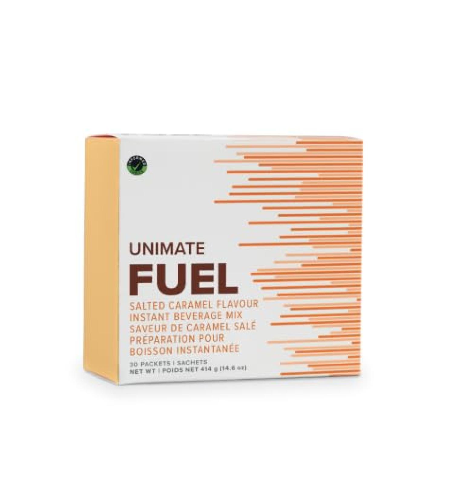 Unimate Fuel Salted Caramel Flavour Instant Beverage 28 Sachets 24.6 g - Buy Online on SooperMarket.com