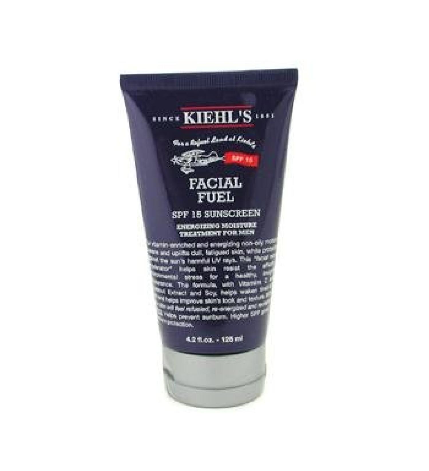 Kiehl's Facial Fuel Sunscreen SPF 15 Energizing Moisture Treatment for Men  4.2 Ounce