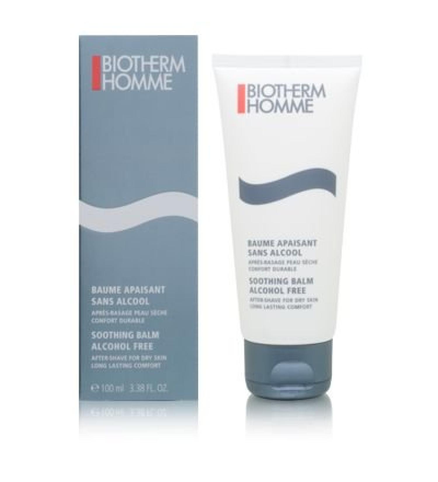 Biotherm Homme Soothing Balm Alcohol Free After Shave Balm for Men, Dry Skin, 3.38 Ounce