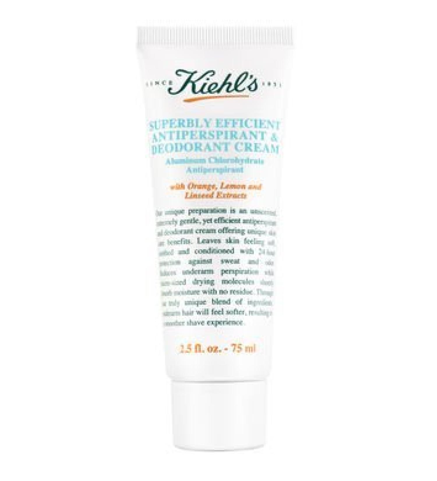 Kiehl's Superbly Efficient Anti-Perspirant & Deodorant Cream 75ml/2.5oz