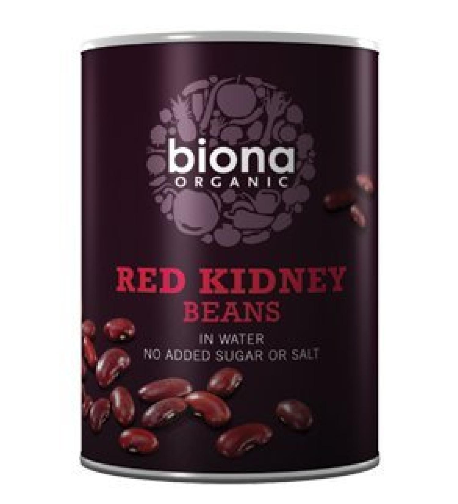 (2 Pack) - Biona - Organic Red Kidney Beans | 400g | 2 PACK BUNDLE