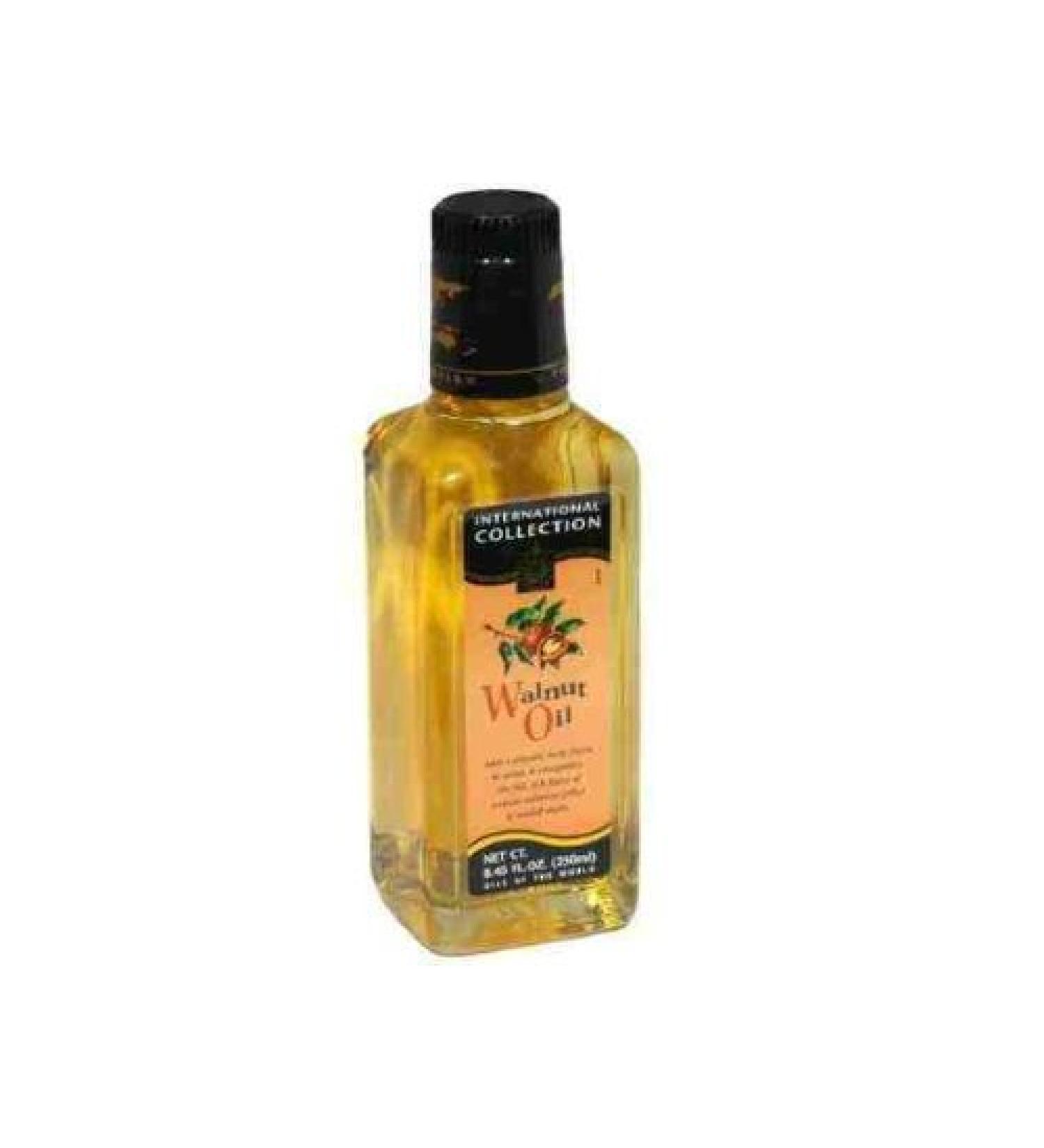 (2 Pack) International Collection Walnut Oil 8.45-Ounce Each Glass