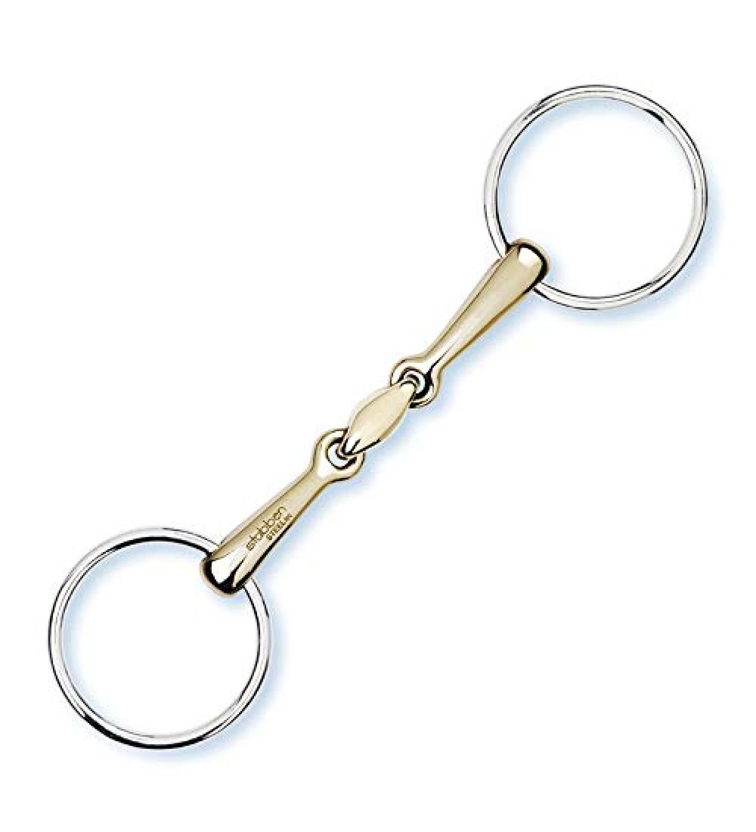 St bben bit 2224 snaffle bit/loose jointed 10.5 cm - 14 mm - Sweet Copper