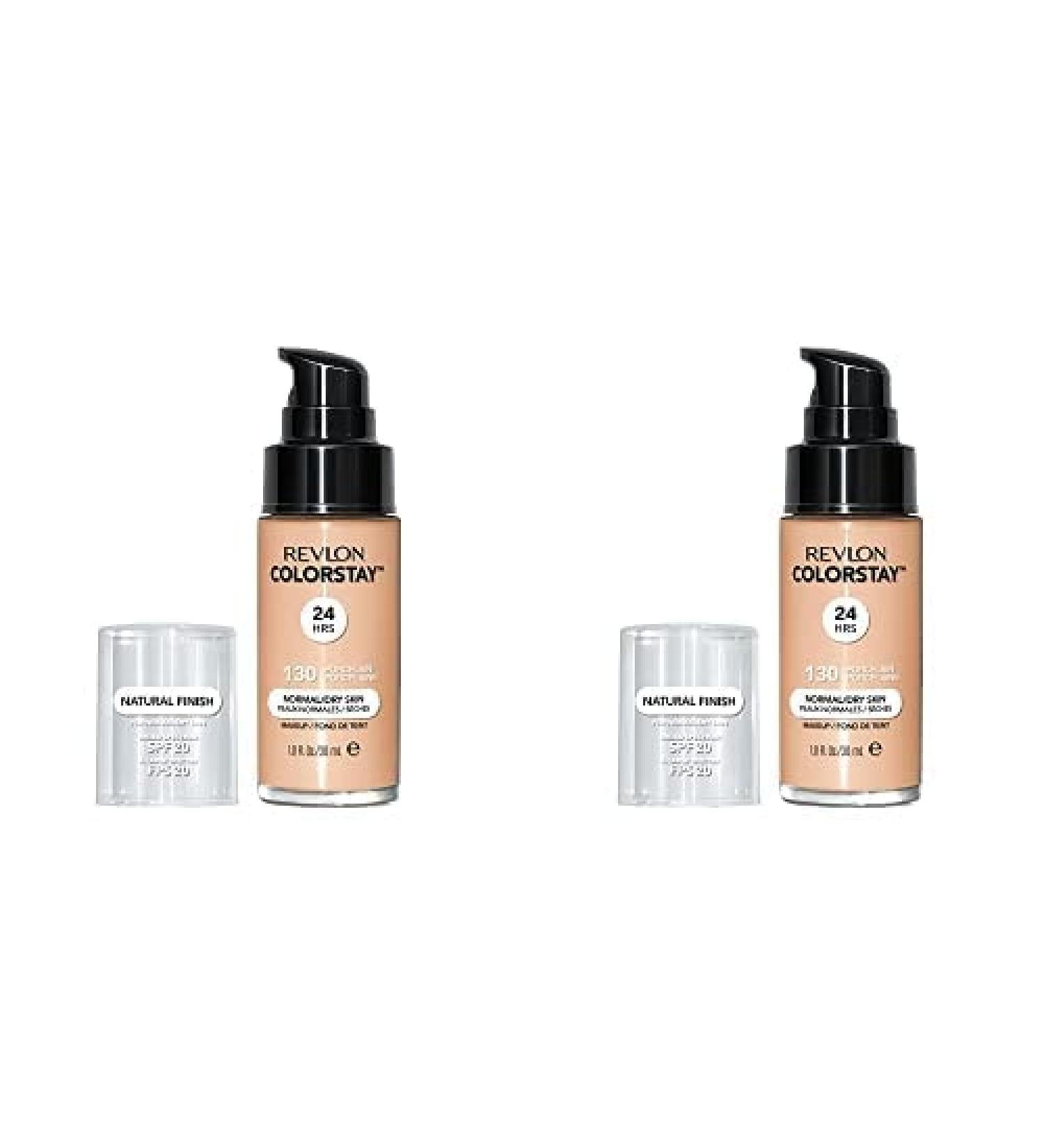Revlon ColorStay Makeup SPF 20 1.0 oz - Pack of 2, Porcelain - Medium-Full Coverage, Natural Finish, Oil Free - Buy Online on SooperMarket.com