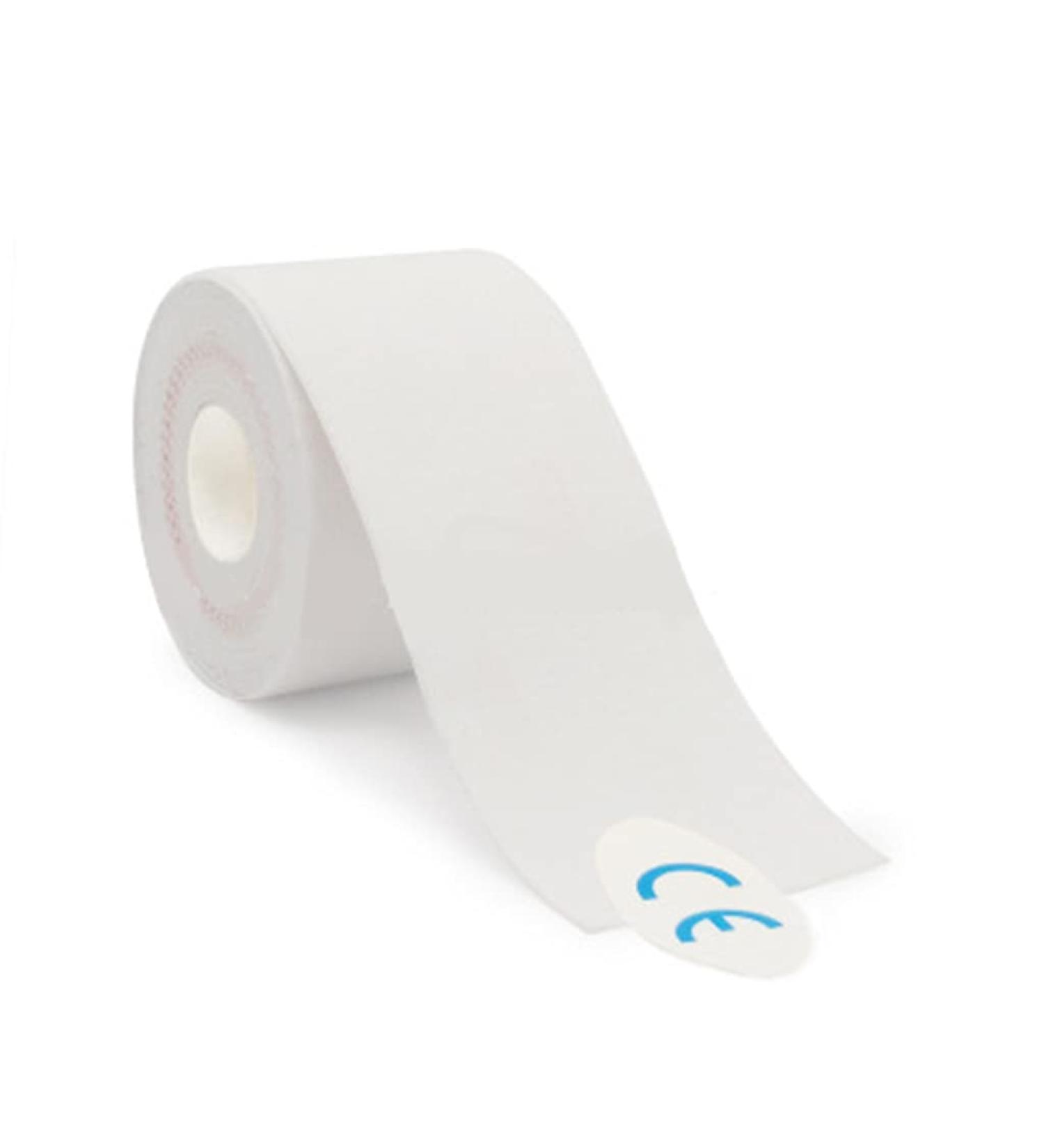 1 roll white kinematics muscle tape elastic cotton tape - Buy Online on SooperMarket.com