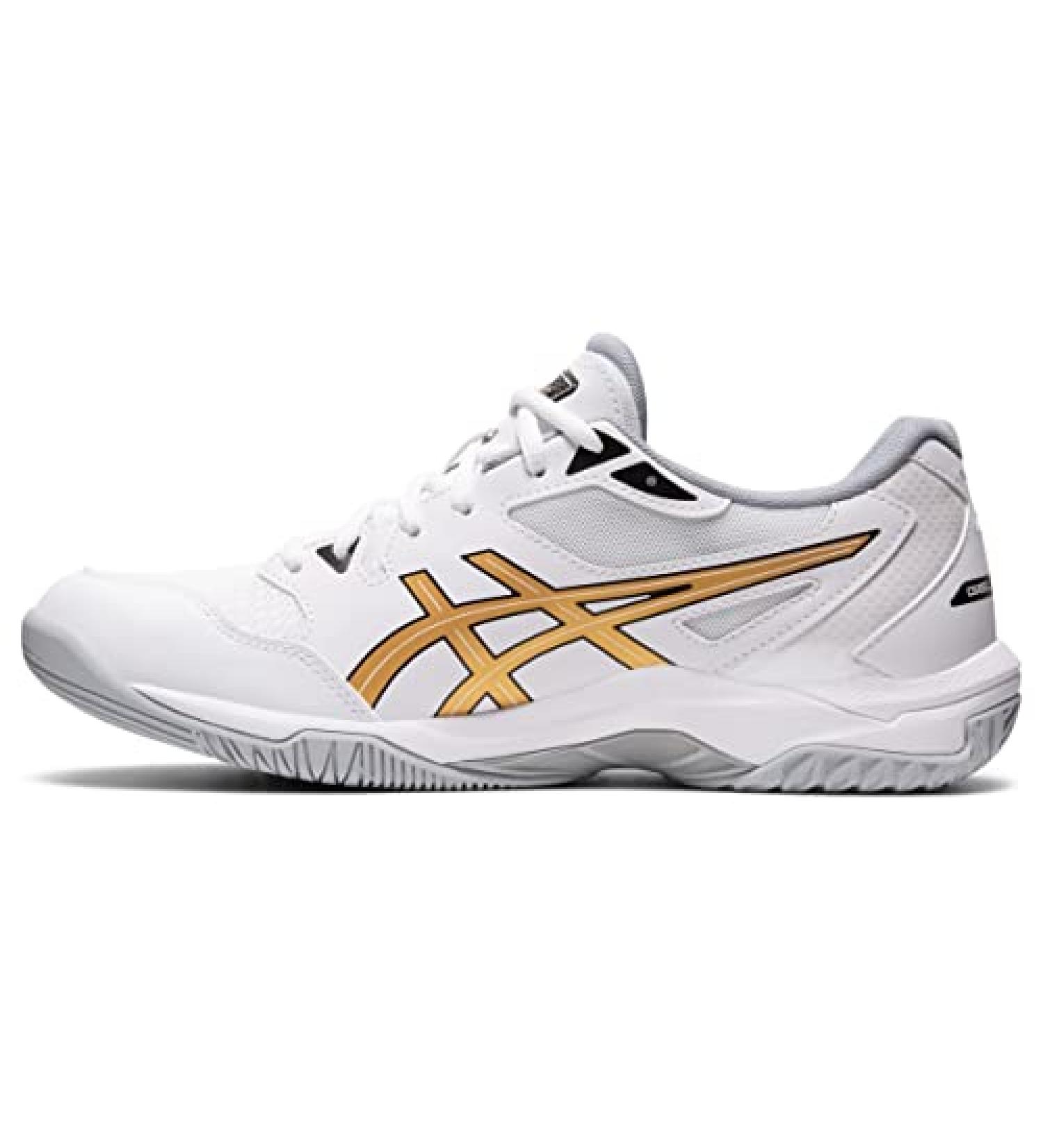 ASICS Men's Gel-Rocket 10 Court Shoes - White/Pure Gold (Size 10.5) - Buy Online on SooperMarket.com