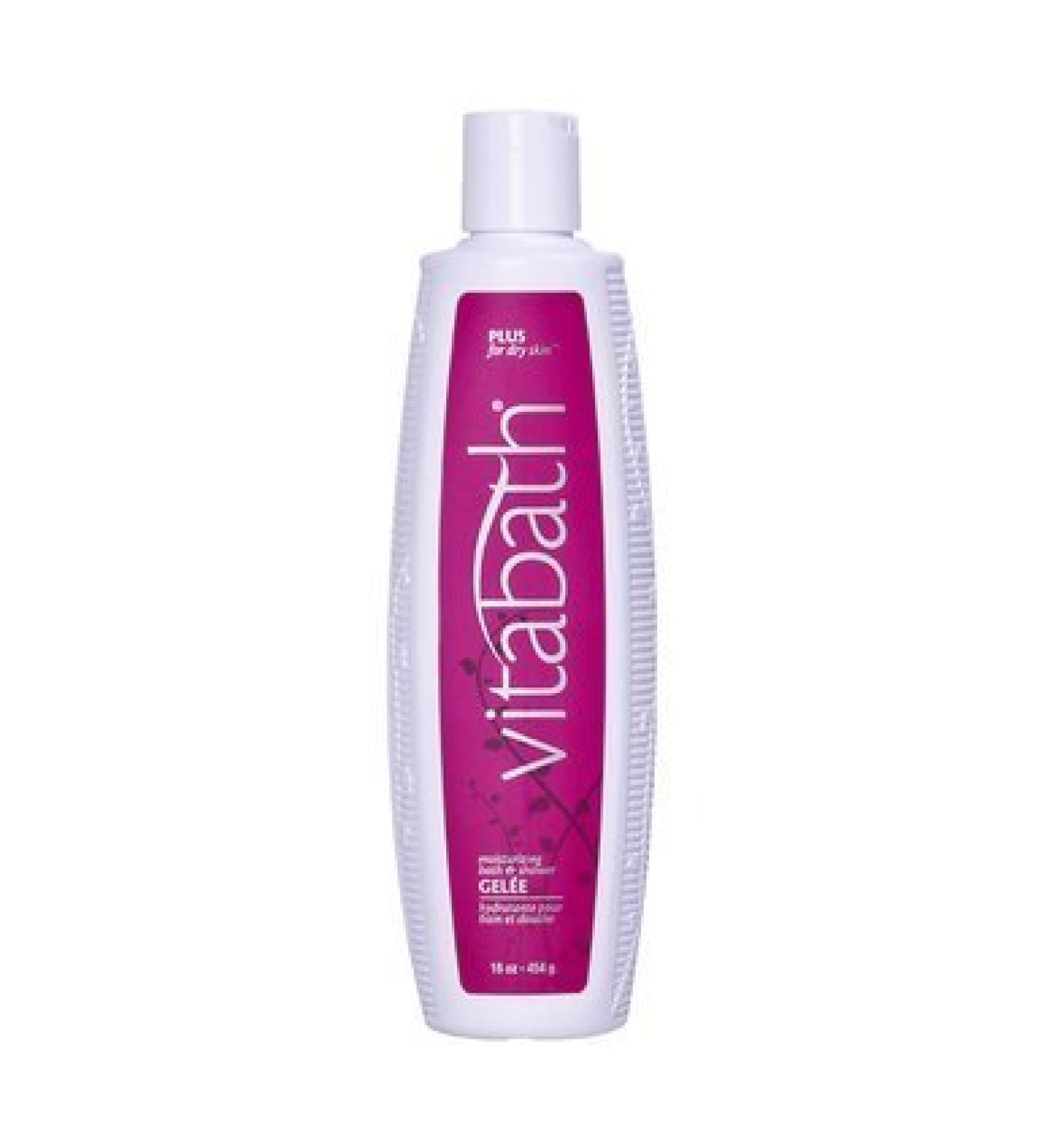 Vitabath Moisturizing Bath & Shower Gel e  Plus For Dry Skin  16-Ounces