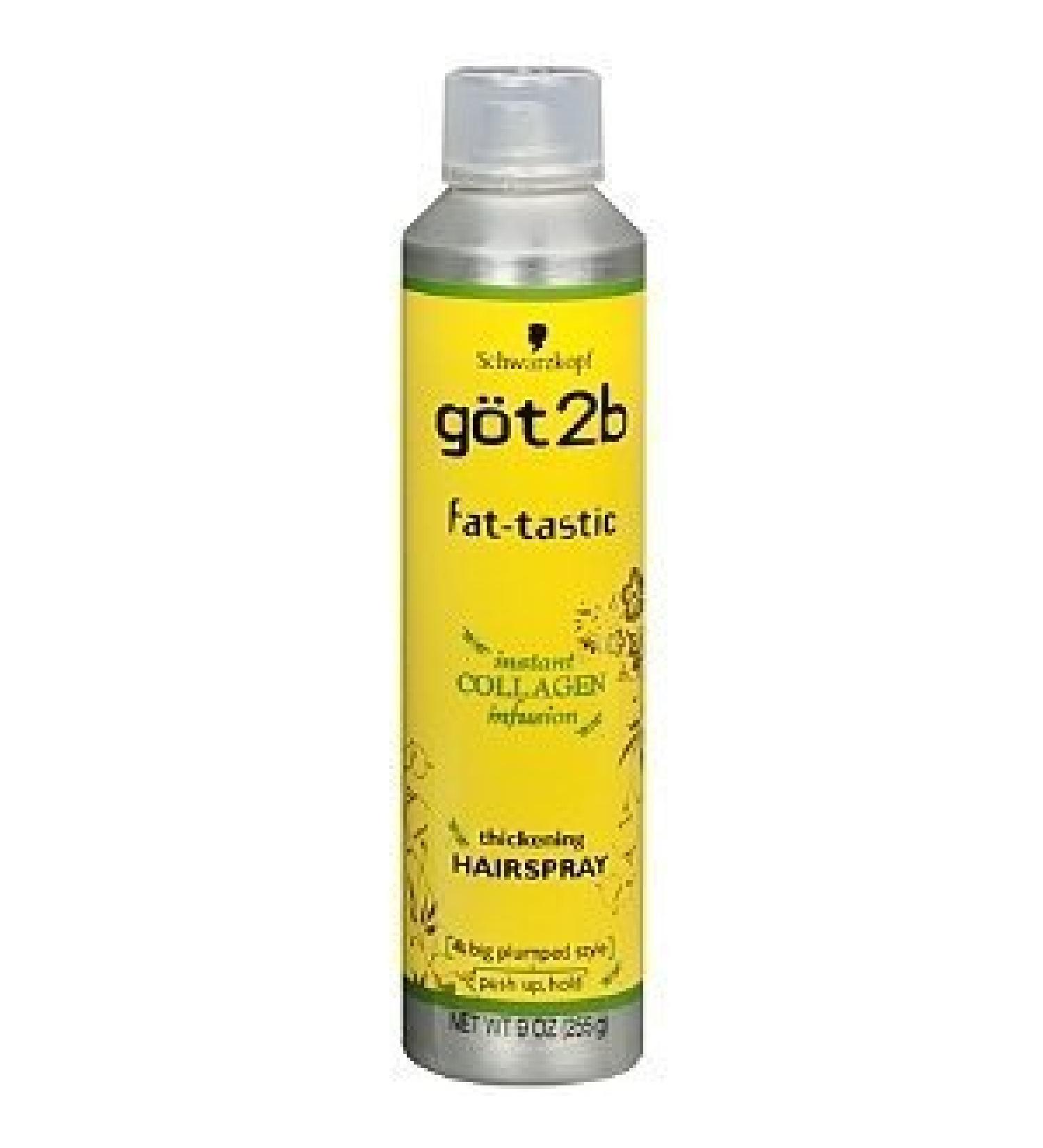 Got2b Fat-tastic Instant Collagen Infusion Thickening Hairspray 9 Oz