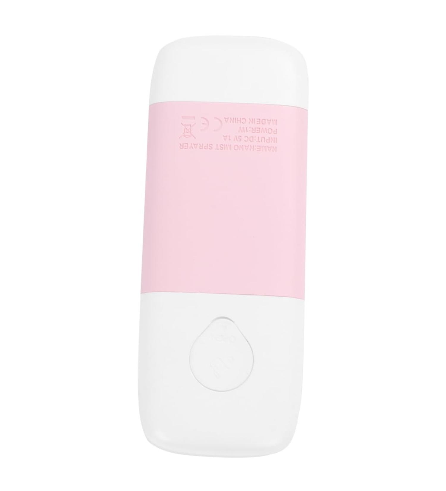 Baluue 1pc Air Humidifier Face Humidifier for Dry Skin Nano Mist Sprayer Travel Humidifier Air Sprayer Pink - Buy Online on SooperMarket.com