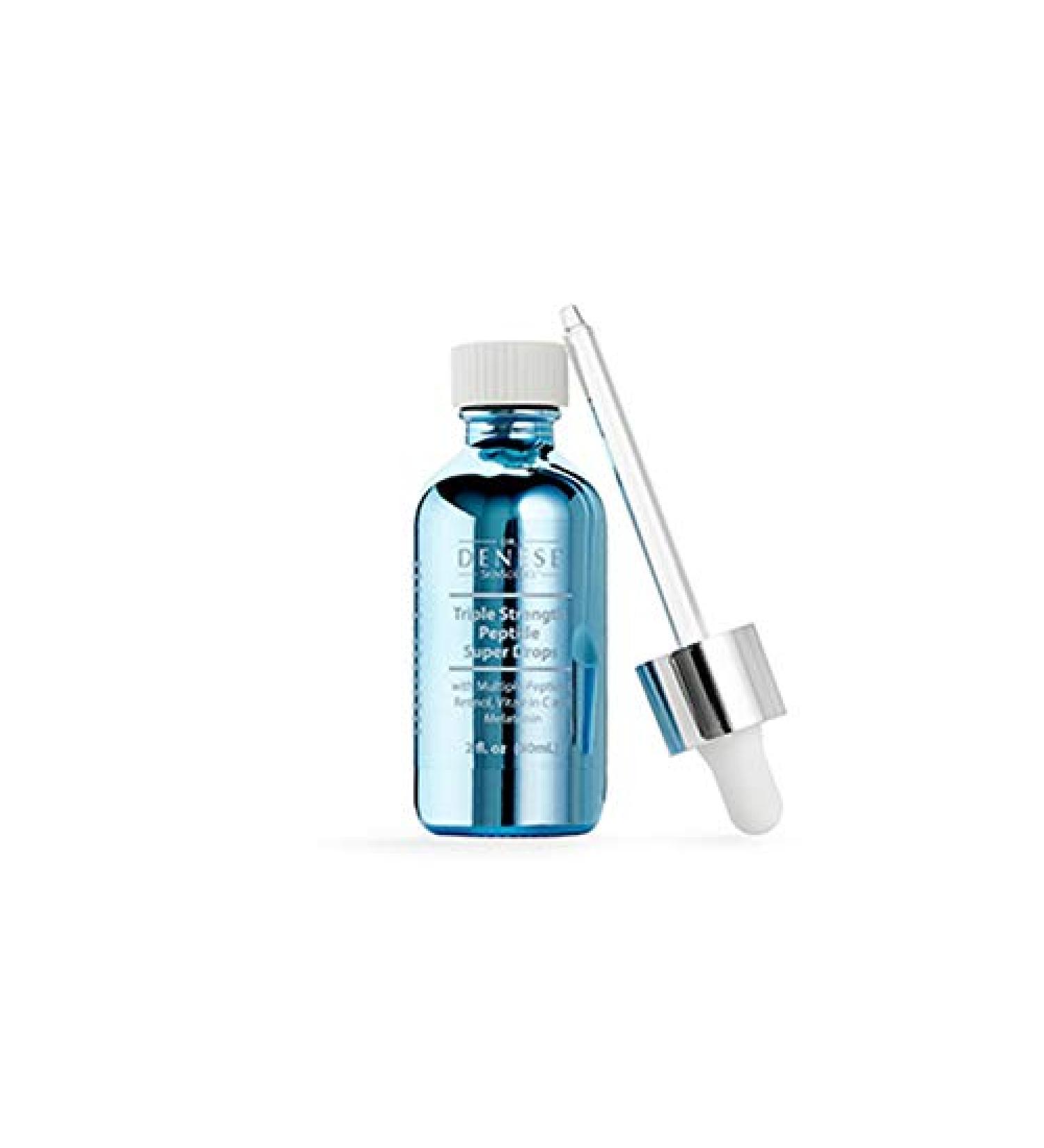 Dr. Denese SkinScience Triple Strength Peptide Super Drops - Hydrating Firming Serum with Peptides Retinol Vitamin C & Melatonin | Vegan Paraben-Free Cruelty-Free - 2oz - Buy Online on SooperMarket.com