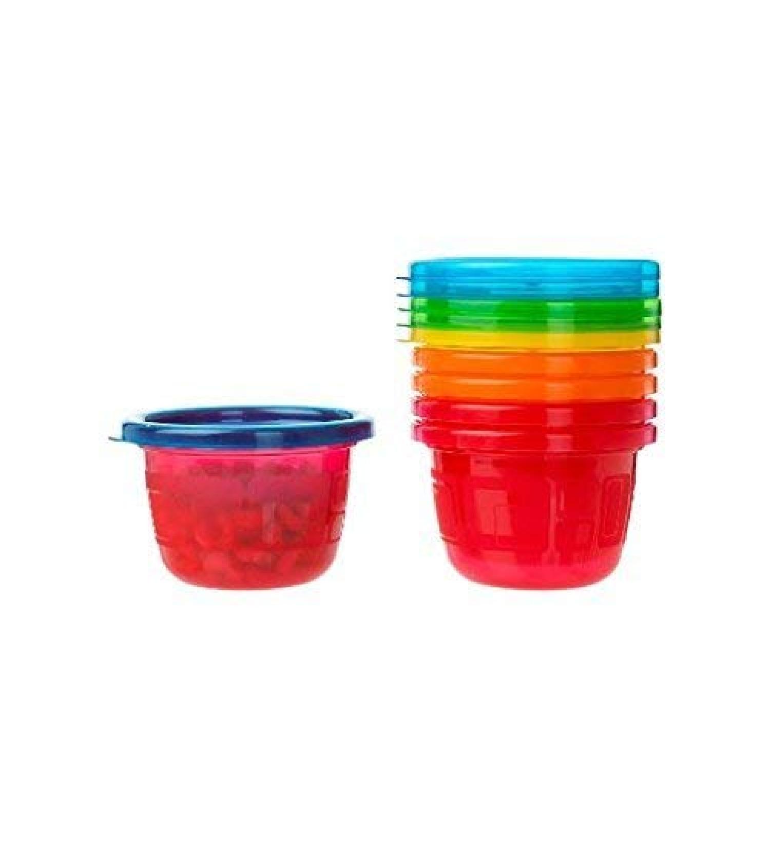 The First Years Take & Toss Snack Cups with Lids - 4.5 Oz - 6 Count