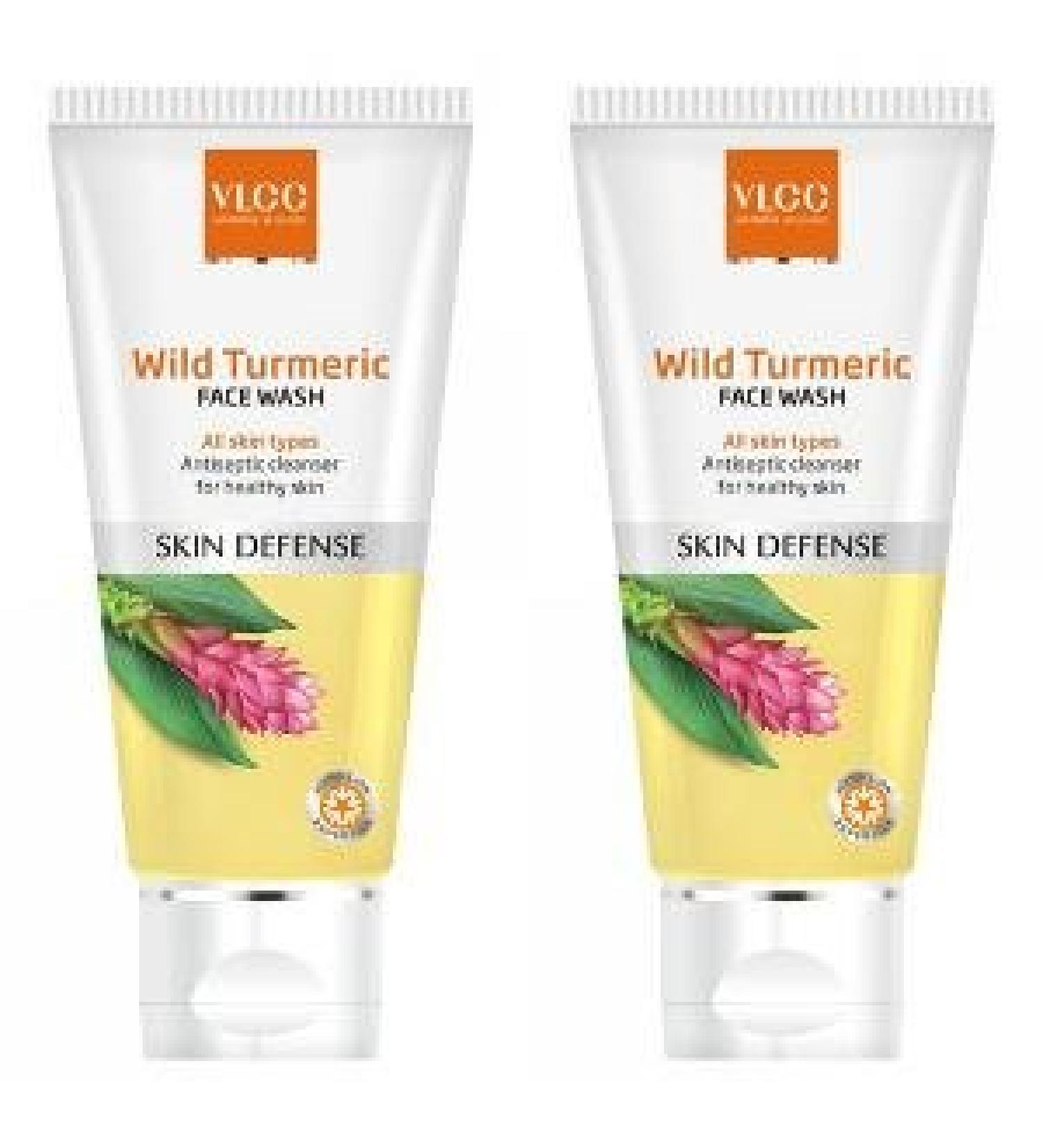 VLCC Natural Sciences Wild Turmeric Face Wash 80ml (Pack of 2)