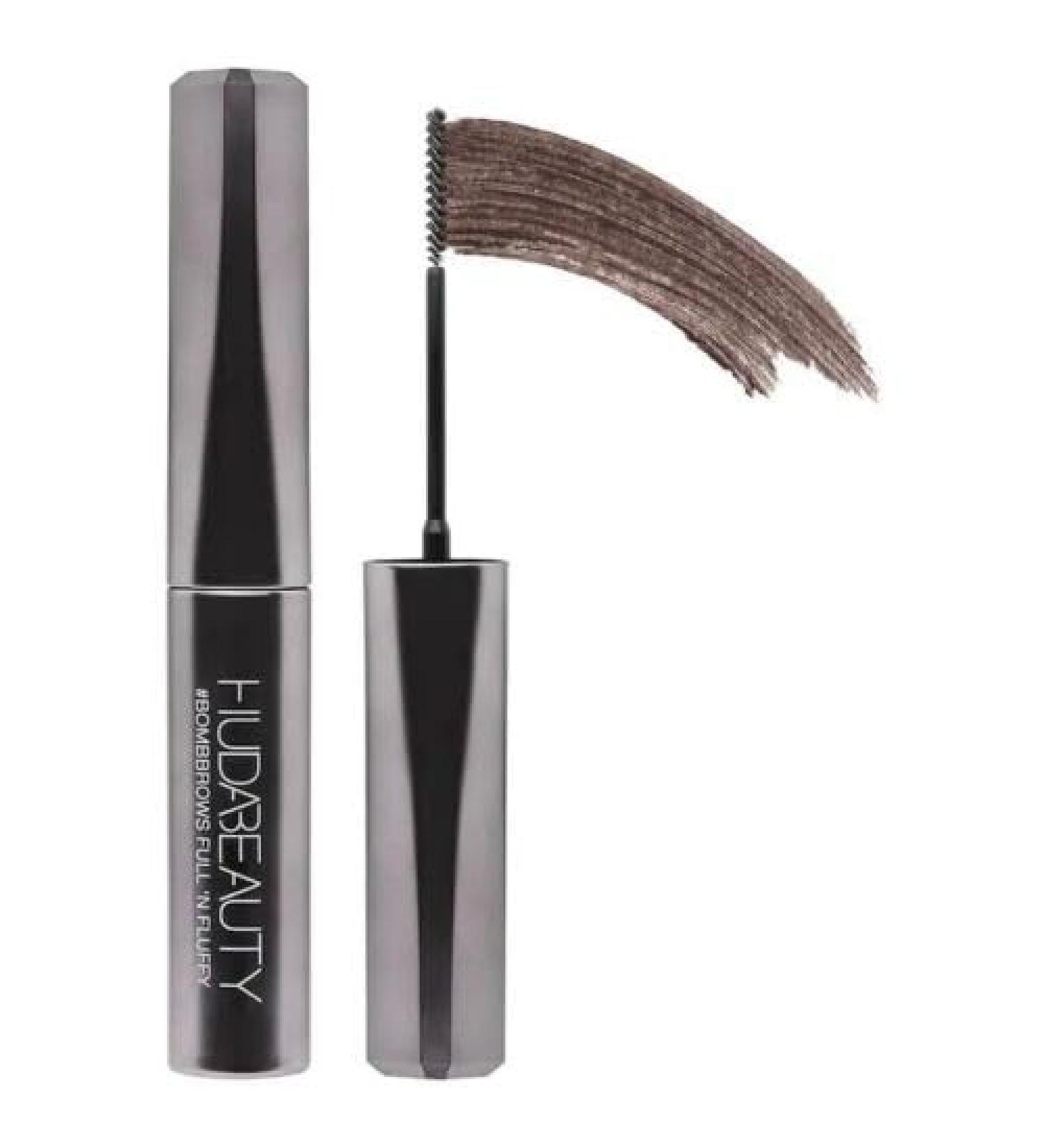 HUDA BEAUTY #BombBrows Full n Fluffy Volumizing Fiber Gel - Rich Brown for Lush Eyebrows | International Shipping Available - Buy Online on SooperMarket.com