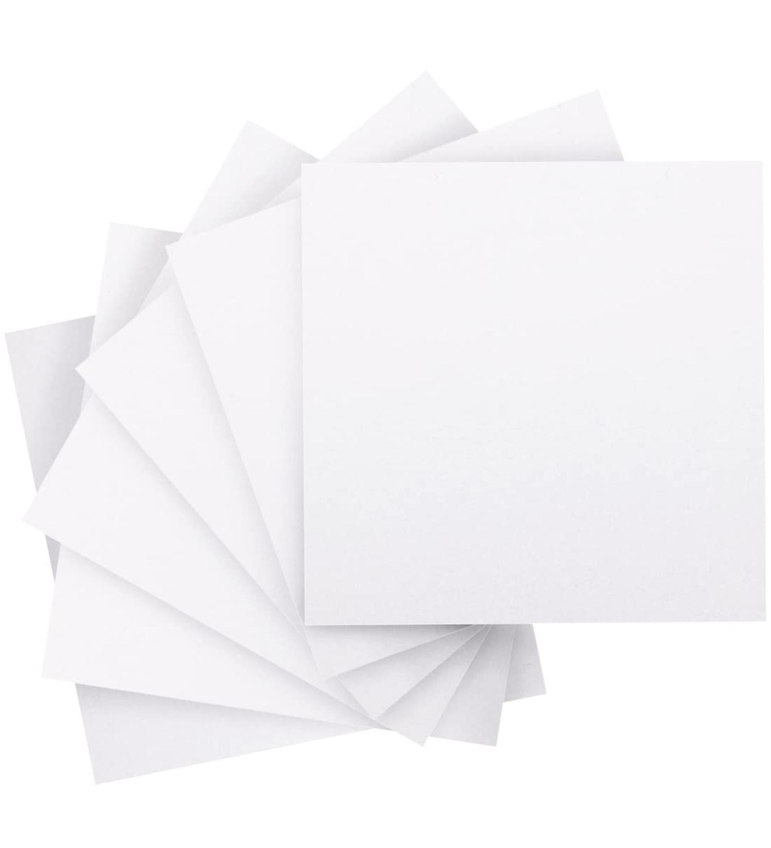 108pcs White Felt Sheets 4x4 - Pre-Cut Craft Felt Fabric for Sewing and Patchwork - Buy Online on SooperMarket.com