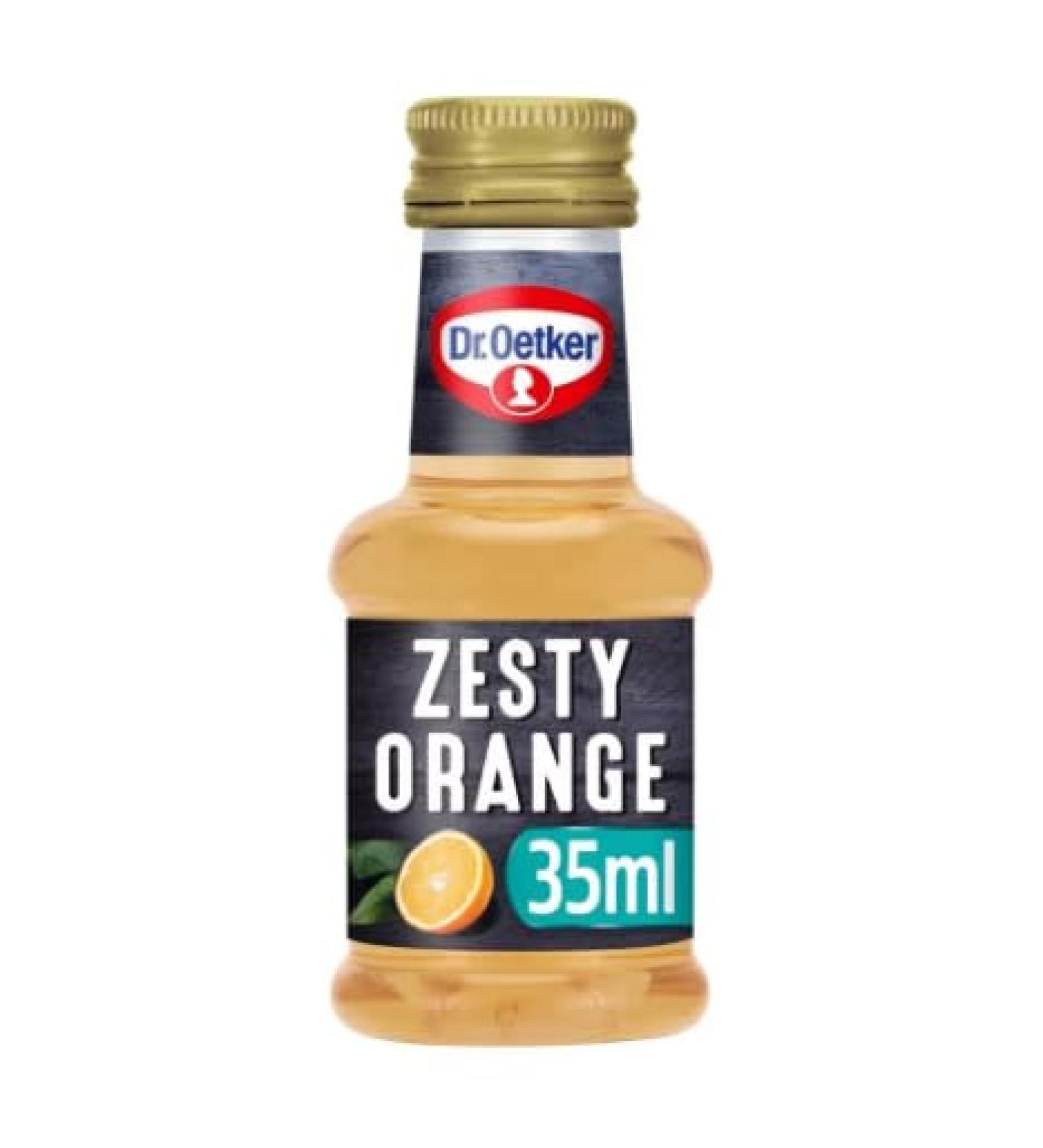 Dr Oetker Natural Zesty Orange Extract (35Ml X 2) _Made from Real Oranges_Suitable for vegans_ - Buy Online on SooperMarket.com