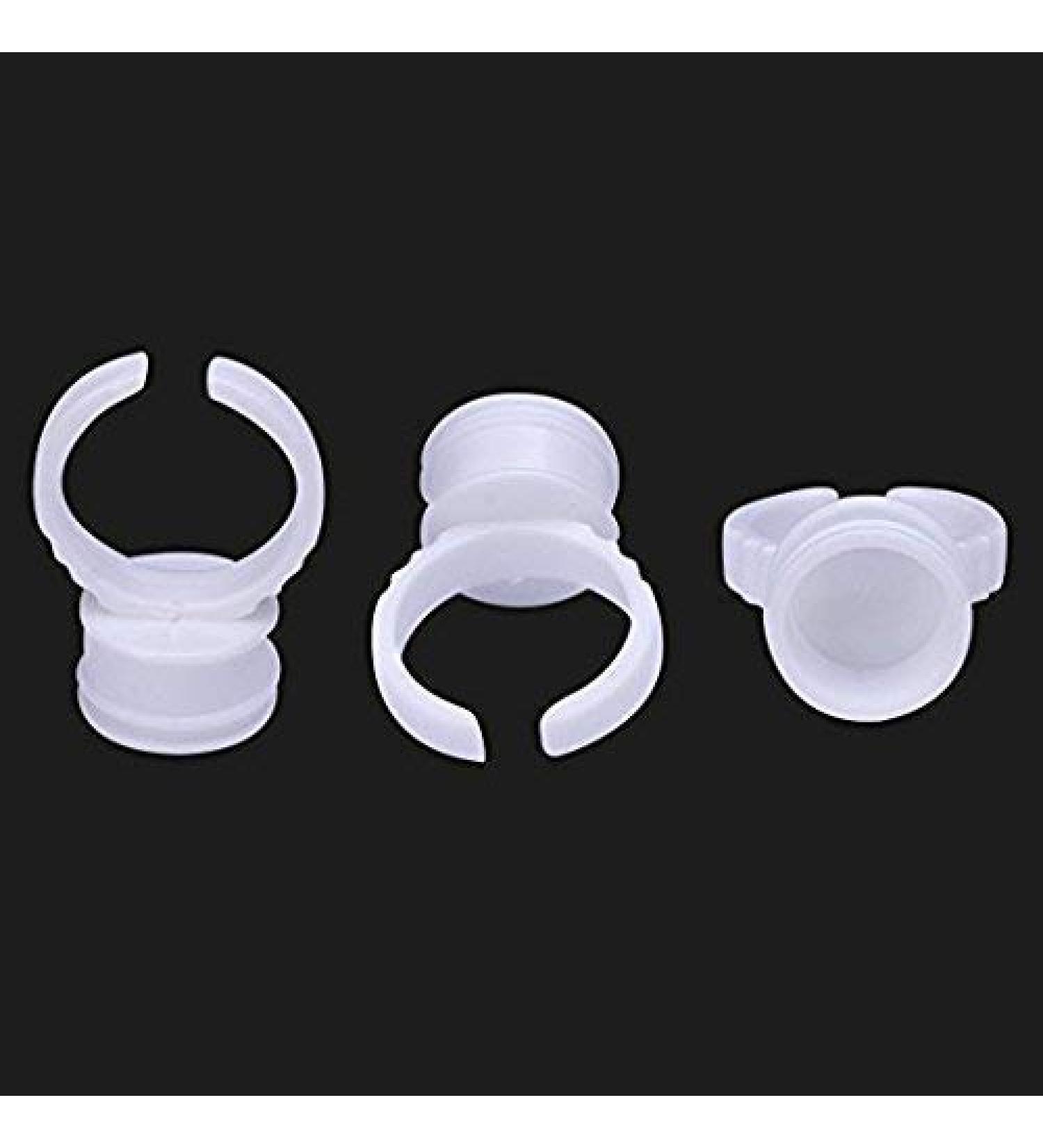 Best Pigment Ring Cups for Microblading Pigment and Lash Extensions 100 PCS  for Glue and Pigment Ink  1.5cm (1.5cm)