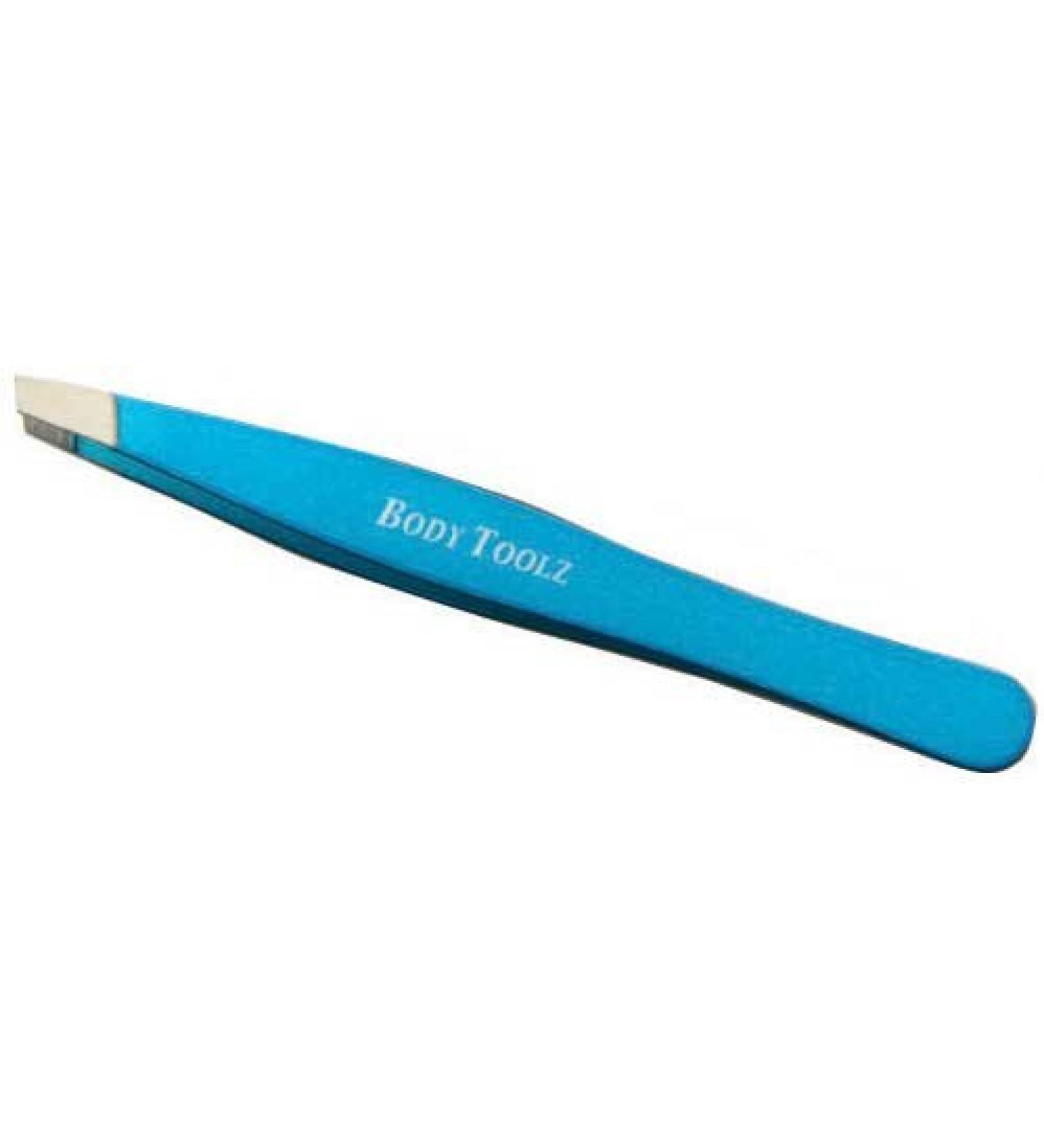 Body Toolz Soft Touch Slant Tweezer Teal