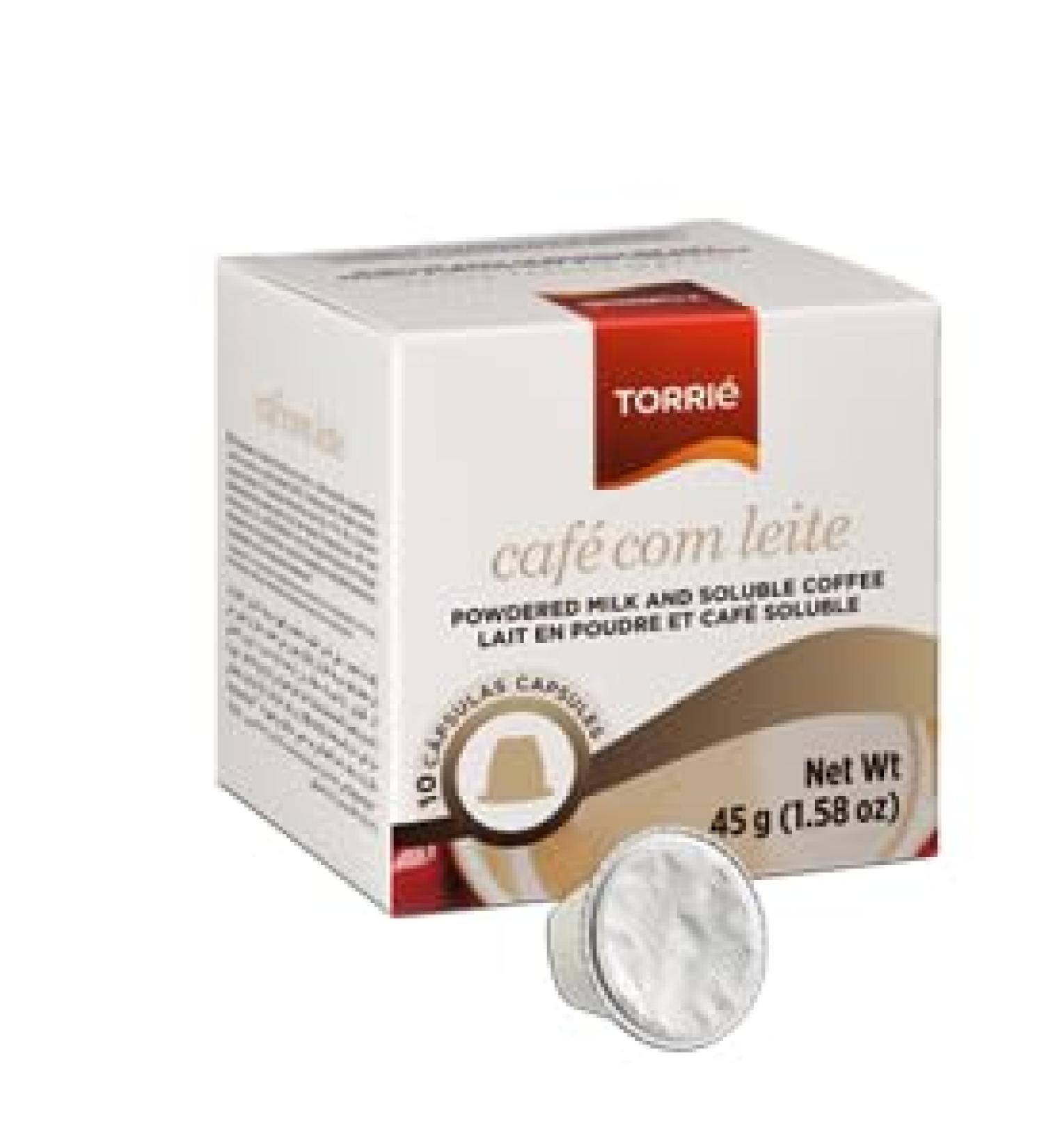 Instant Coffee With Milk Nespresso Compatible 30 Pack - by Torri Capsules Pods Variaty Blend Mix