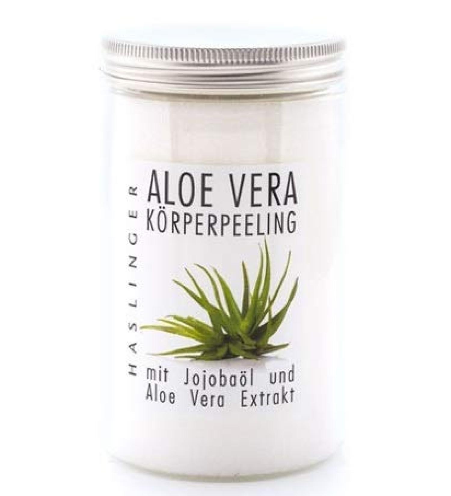 Lashuma Aloe Vera Body Scrub with Jojoba Oil and Aloe Vera Extract Shower Scrub Salt Scrub 450 g