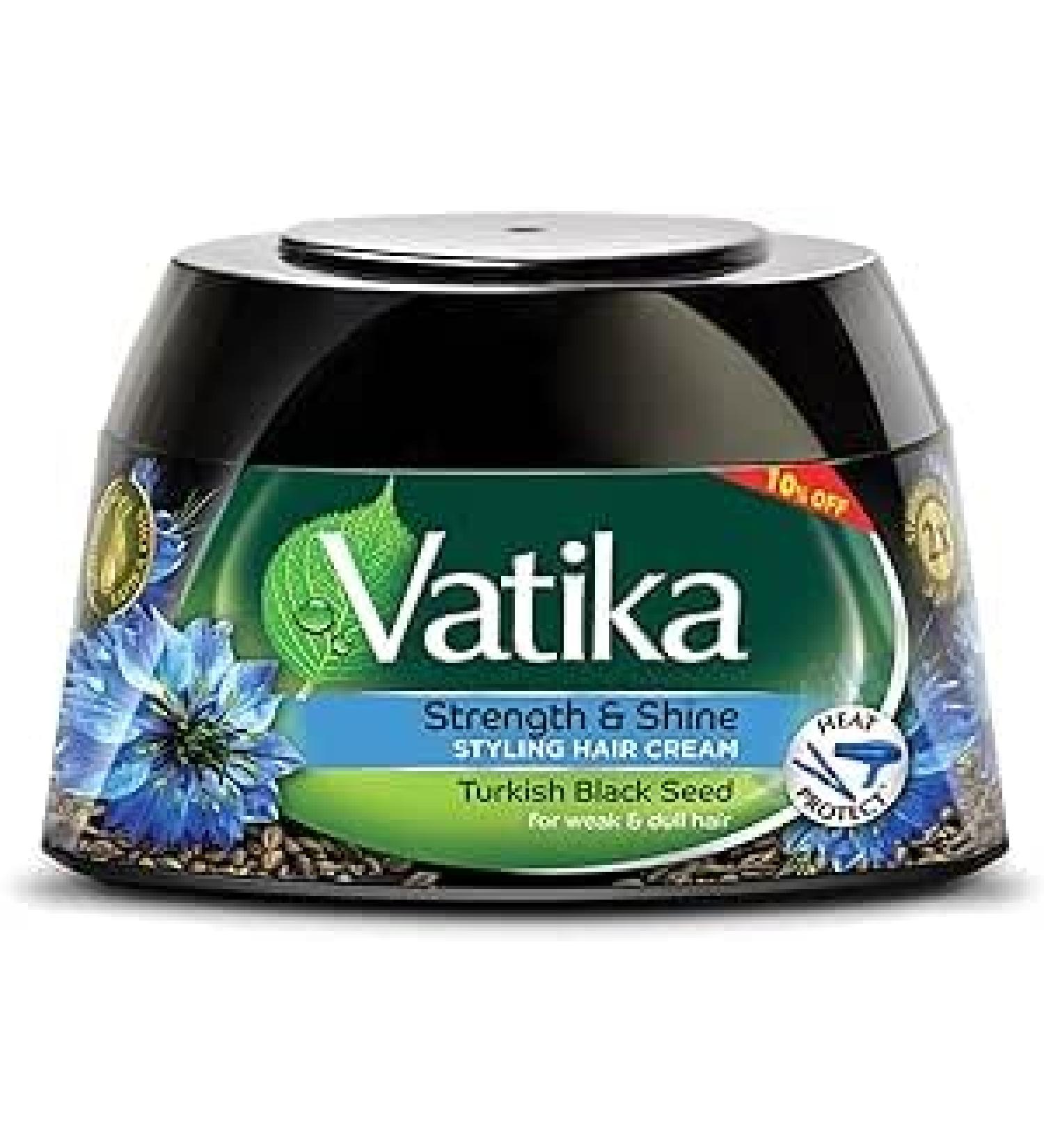 Buy Vatika Naturals Nourishing Styling Cream with Black Seeds - 125ml | Protect & Moisturize Hair - Buy Online on SooperMarket.com