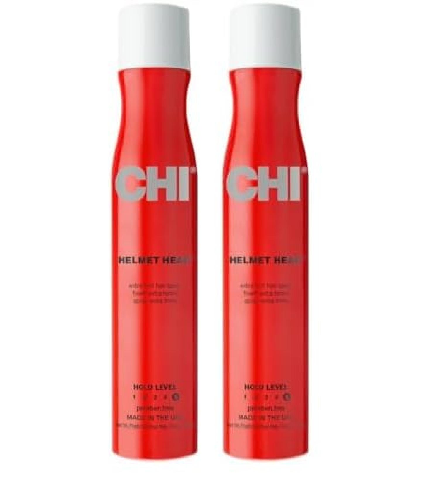 CHI Helmet Head Extra Firm Hairspray 10 oz (Pack of 2) Unscented 10 Ounce (Pack of 2) - Buy Online on SooperMarket.com