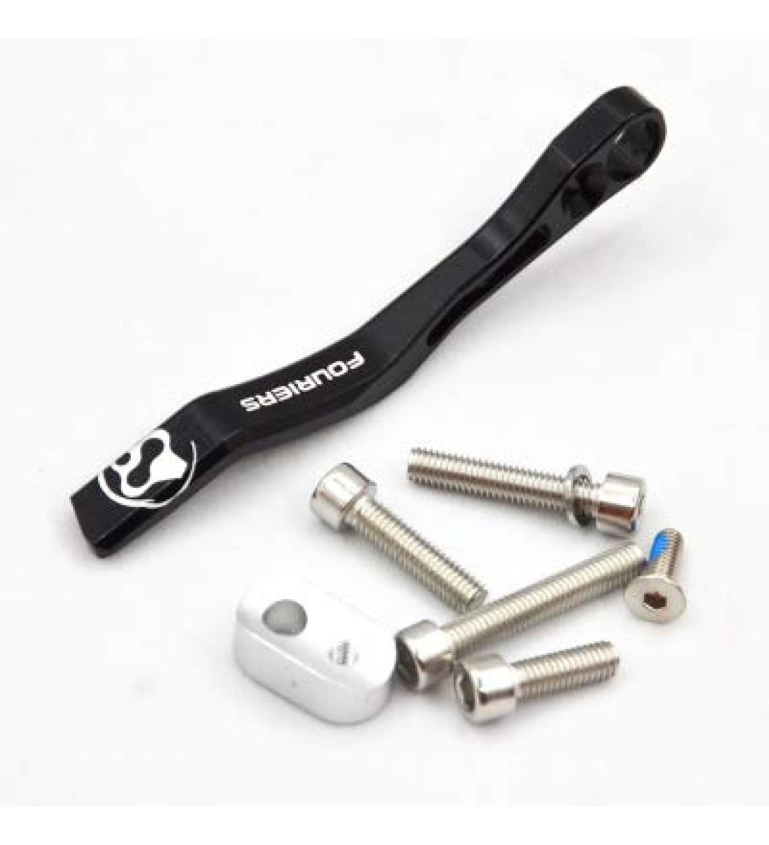 Fouriers Alloy Chain Catcher for Road Bike Racing - Black | Choose from Circle or Oval Ring, available in 39t, 53t, 34t, 50t - Buy Online on SooperMarket.com