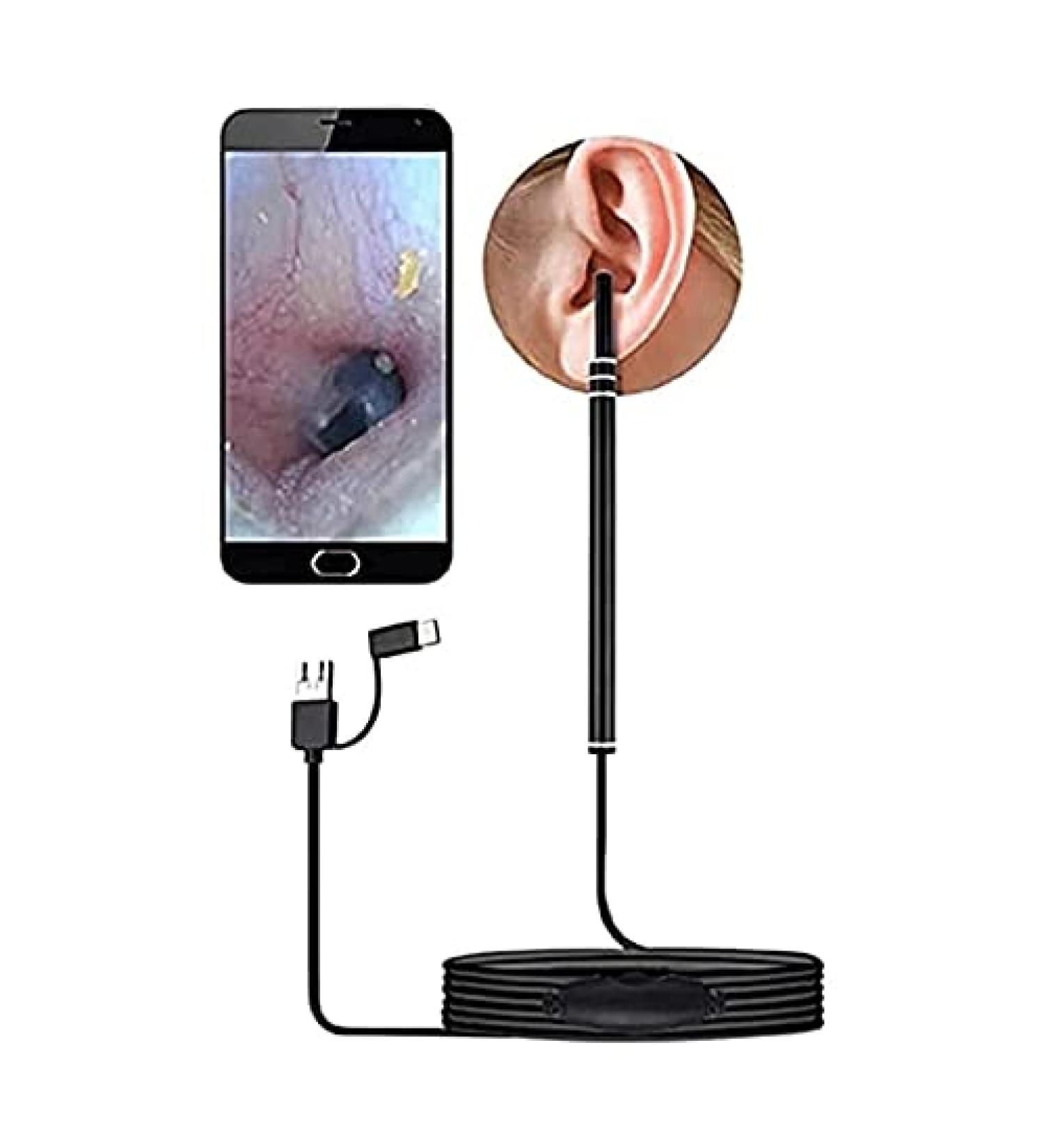 KANDUO Ear Wax Removal Tool - Visual 5.5mm HD Ear Endoscope for Adults & Kids - Buy Online on SooperMarket.com