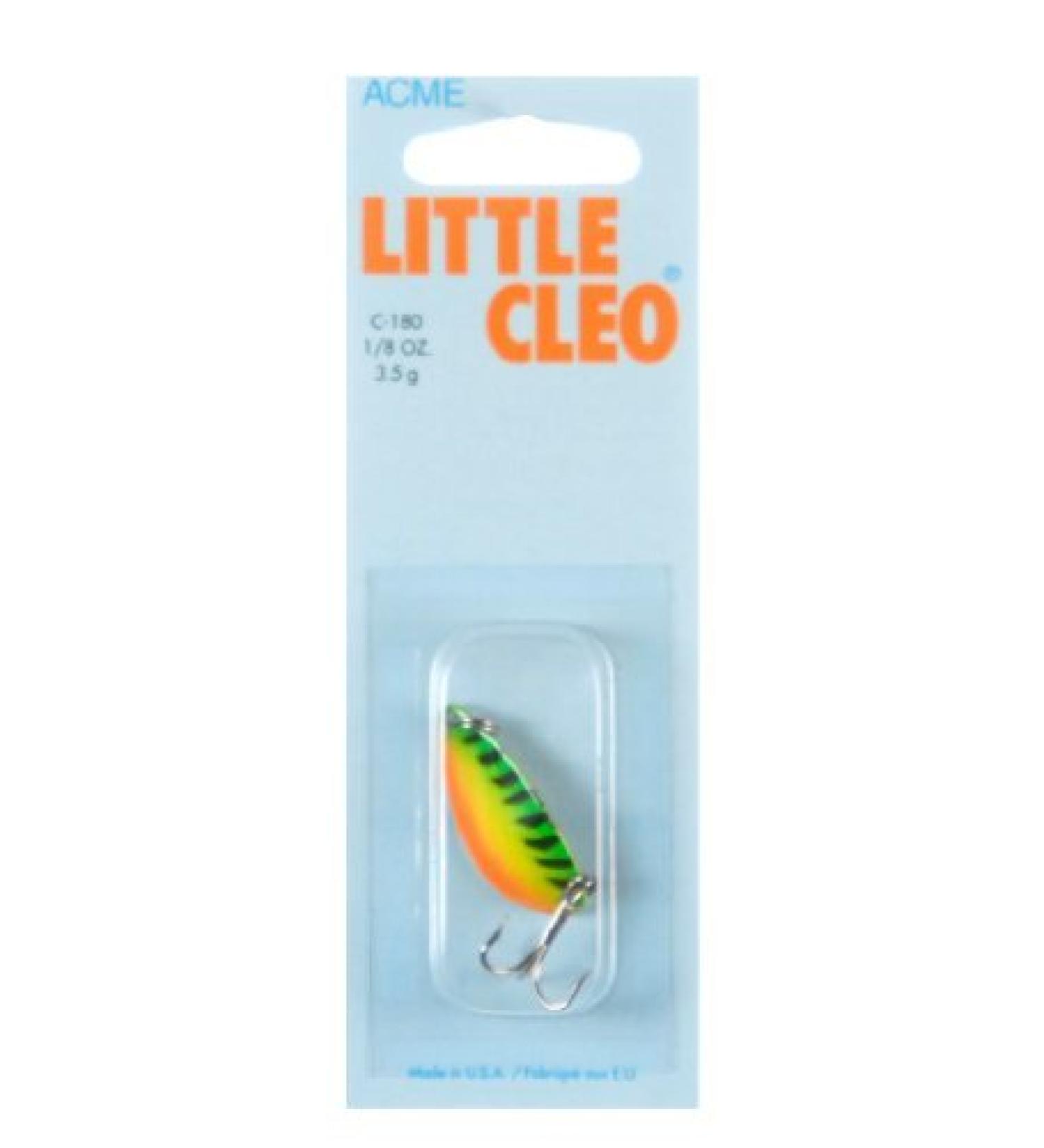 Acme Little Cleo 1/8 oz Fire Tiger Fishing Terminal Tackle - Buy Online on SooperMarket.com