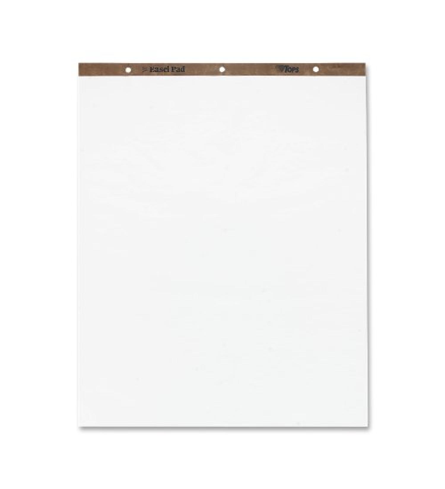 TOPS Easel Pad, 27 x 34 Inch, 3-Hole Punched, 50 Sheets, White (79011)
