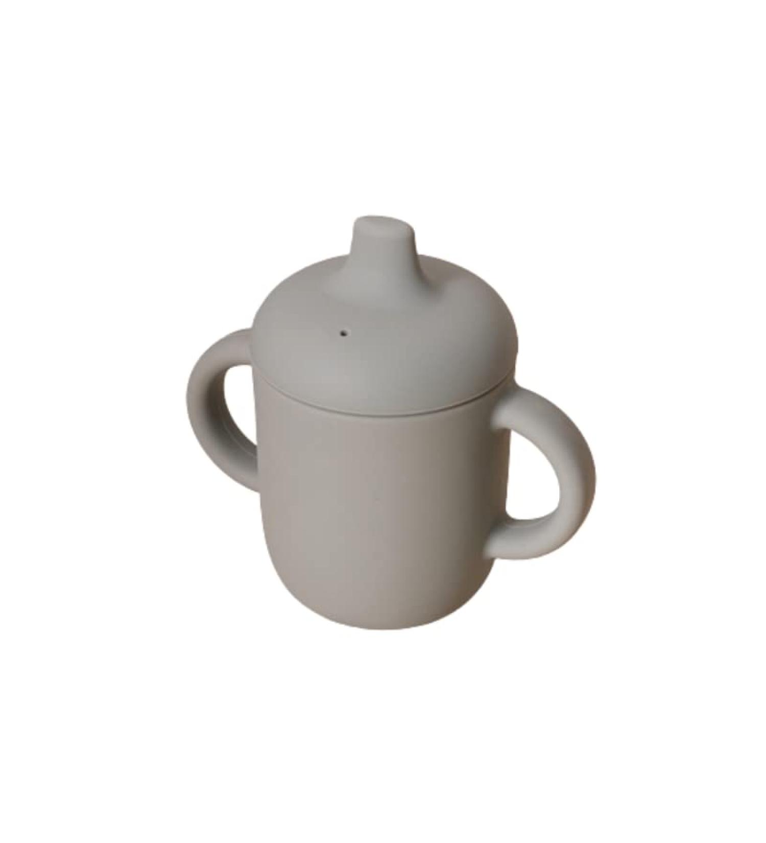 Moguda Silicone Sippy Cup Training for Baby | Spill Proof Soft Spout Lid | Easy Grip Handles | Unbreakable Design | 5oz Capacity | Ideal for 6-12 months | Silikong Non-Slip No-Spill Drinking Solution - Buy Online on SooperMarket.com
