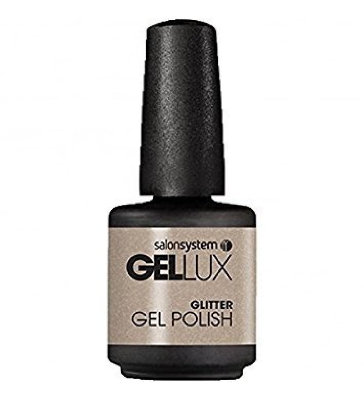 Salon System Gellux Gel Nail Polish Champagne Kisses/Shimmer 15 ml