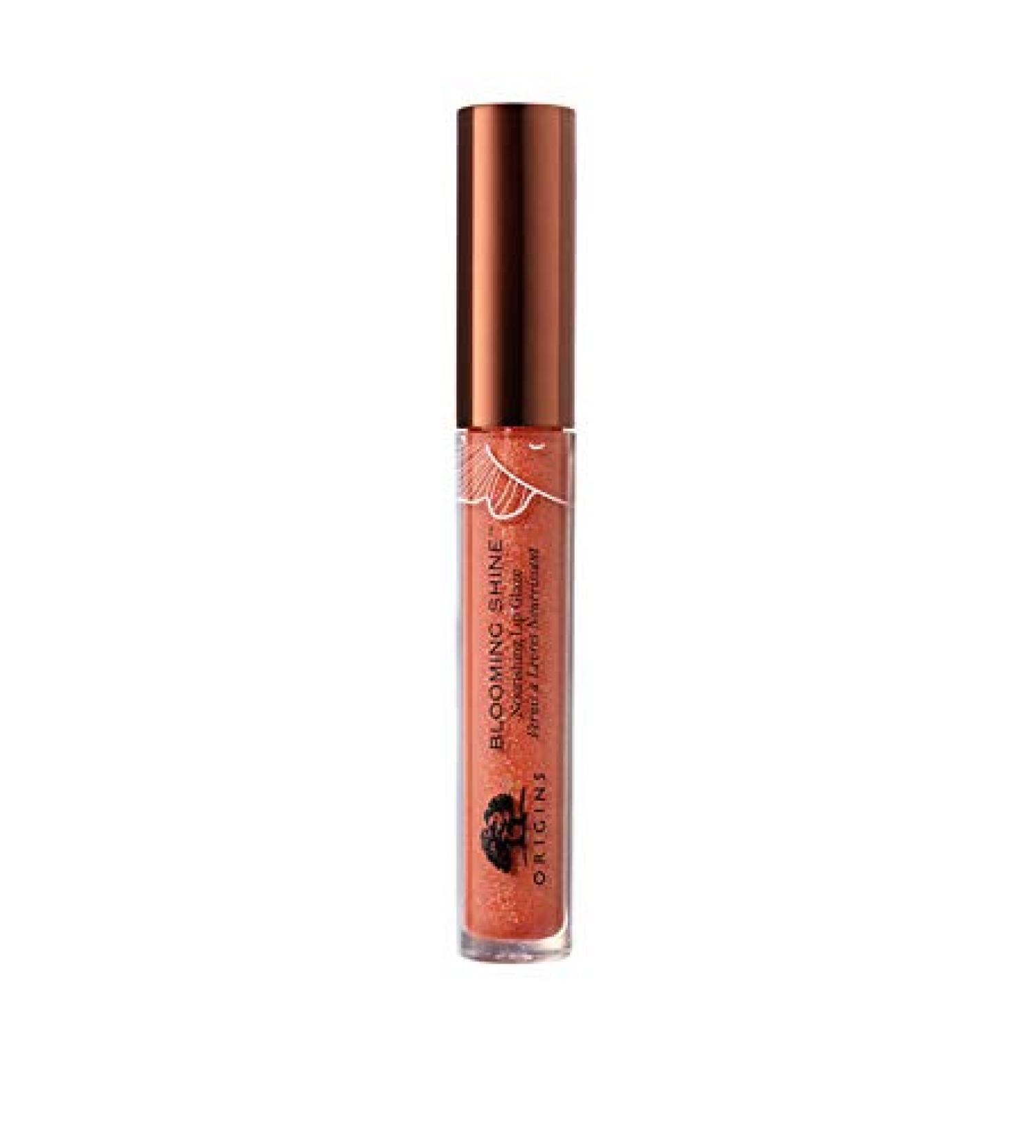 Origins BLOOMING SHINE Nourishing Lip Glaze in Honey Bloom Unboxed